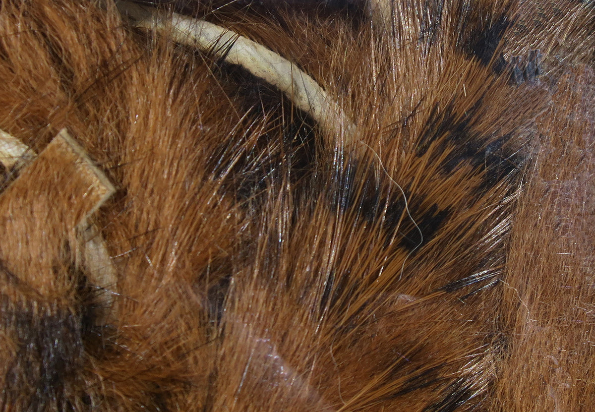 Hareline Black-Barred Rabbit Fur Strips