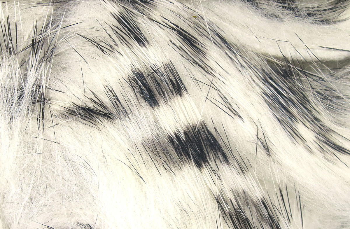 Hareline Black-Barred Rabbit Fur Strips