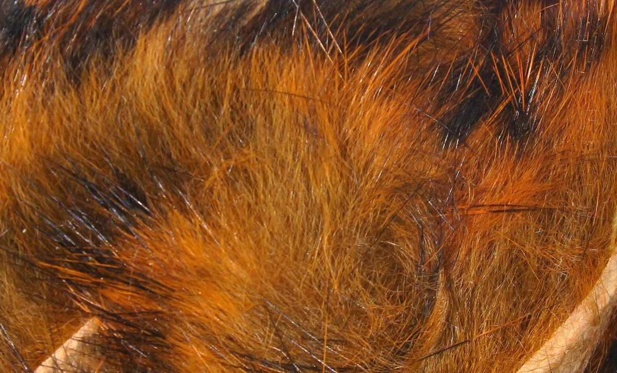 Hareline Black-Barred Rabbit Fur Strips