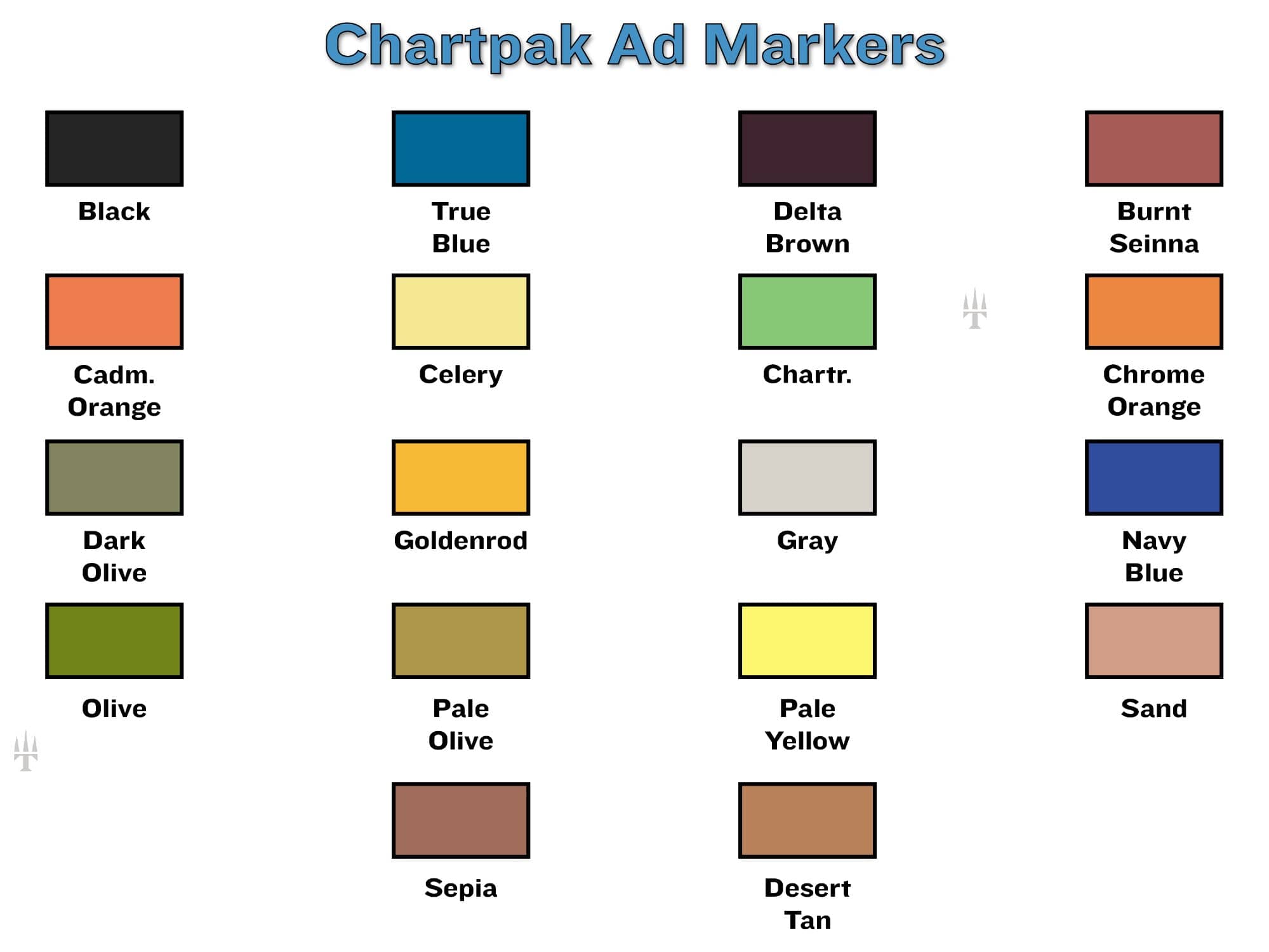 Chartpak Ad Markers