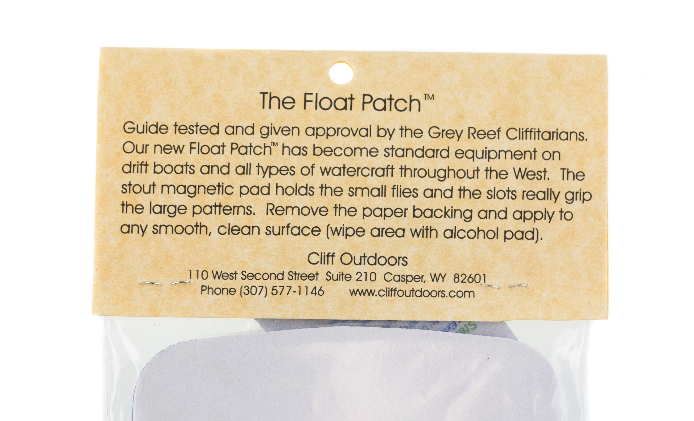 Cliff Outdoors Float Patch