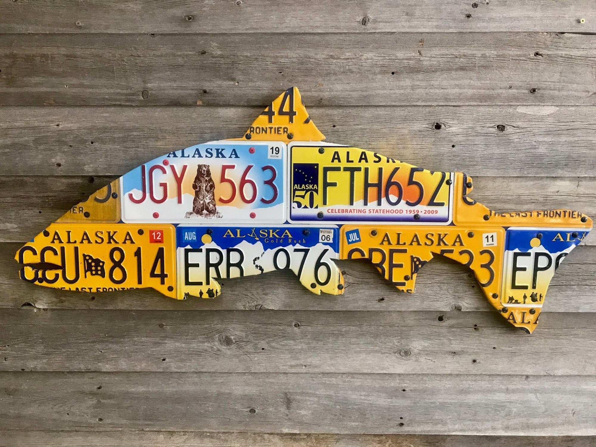 Alaska Steelhead License Plate Artwork - Image 1