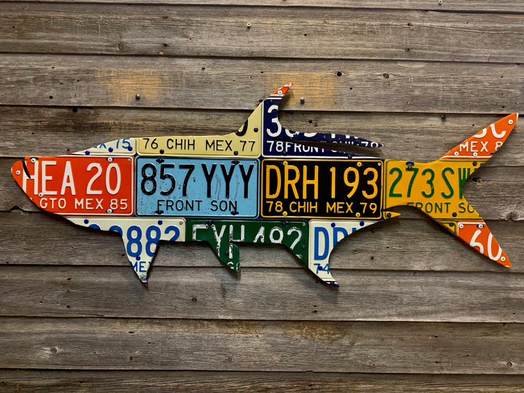 Mexico Tarpon License Plate Artwork - Image 1