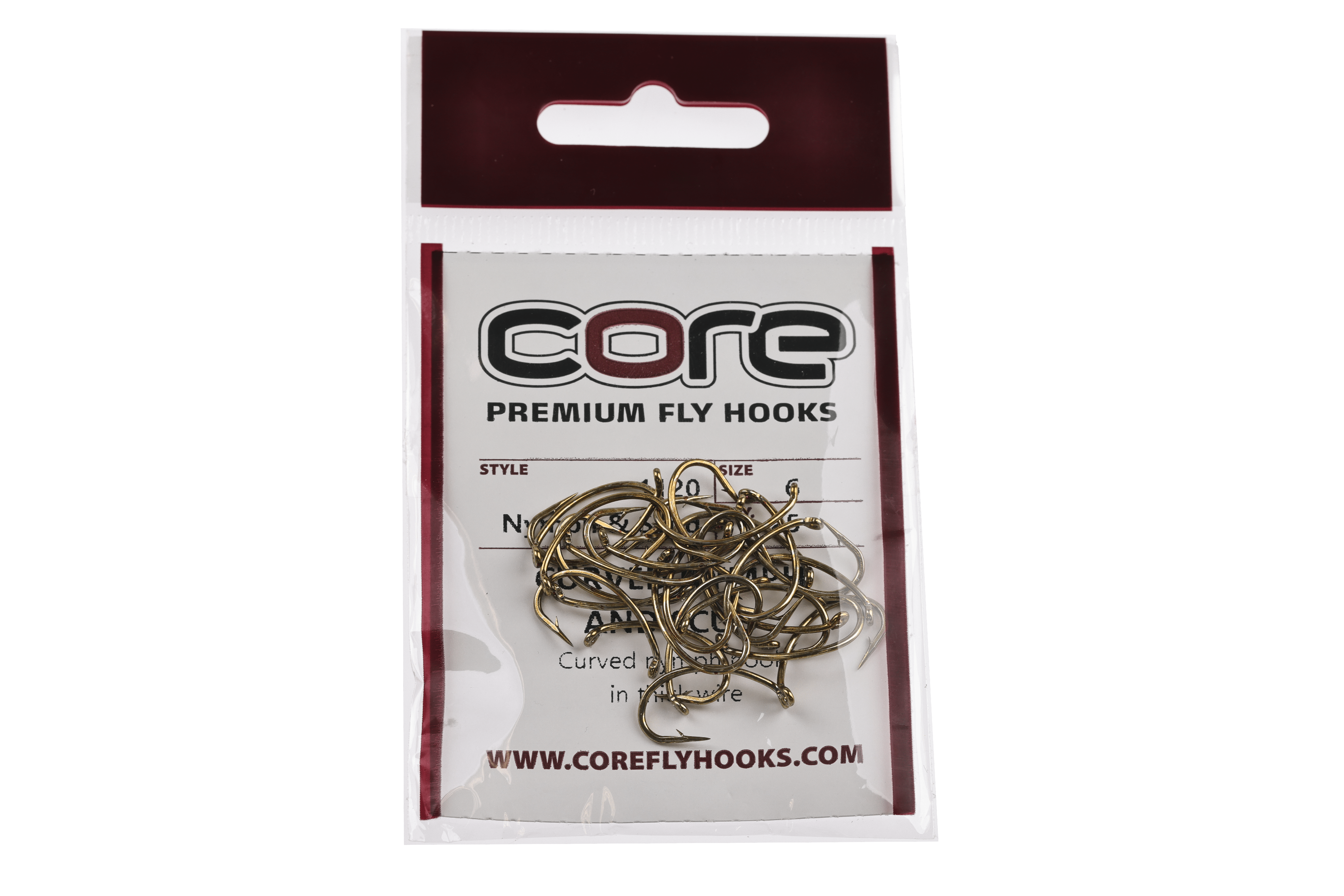 Core C1120 Curved Nymph & Scud Hooks