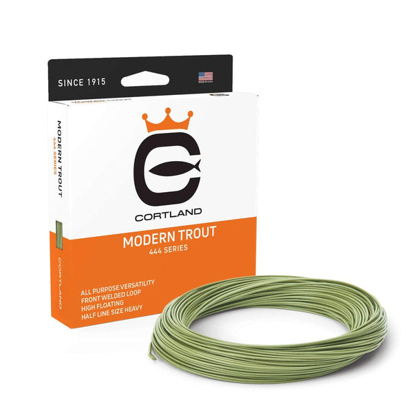Cortland 444 Classic Modern Trout Fly Line WF3F; Orange