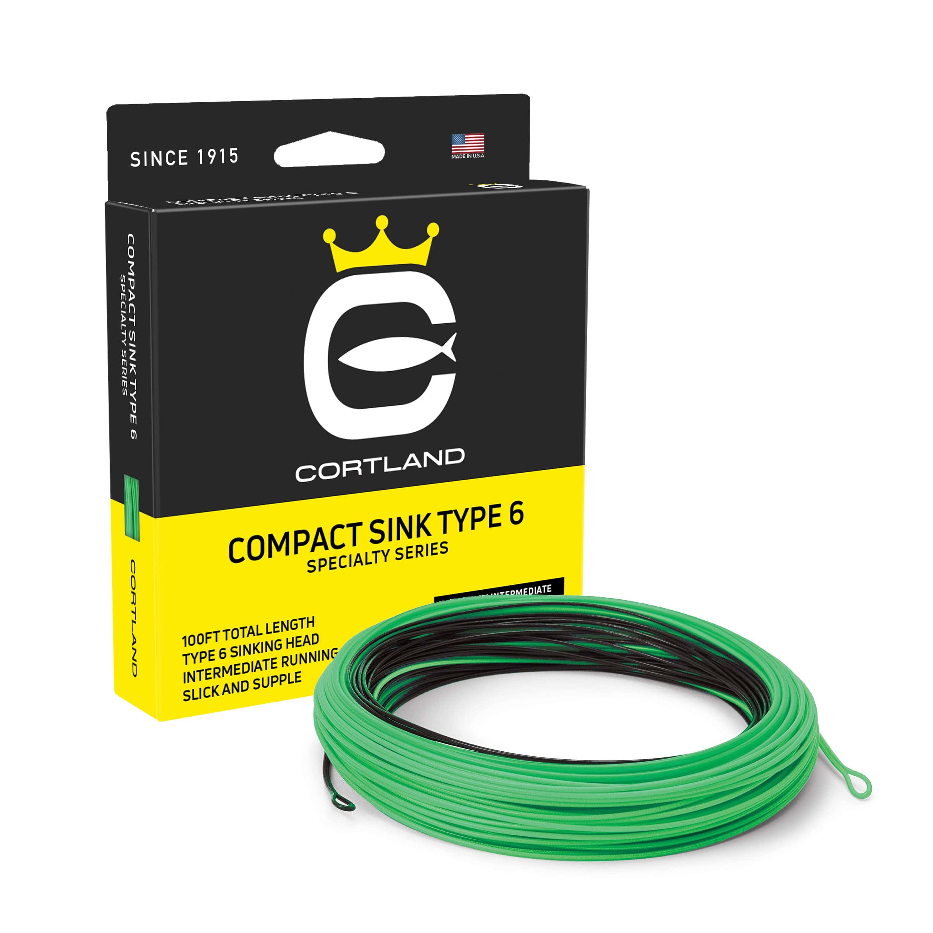 Cortland Compact Specialty Sink Fly Line | Trident Fly Fishing