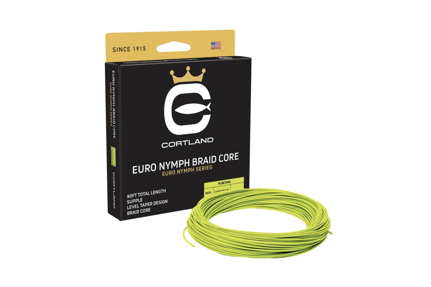 Cortland Euro Nymph Braid Core Fly Line