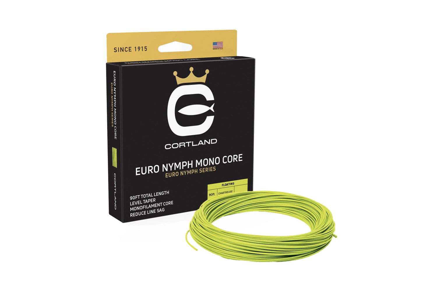 Cortland Euro Nymph Mono Core Fly Line | Trident Fly Fishing