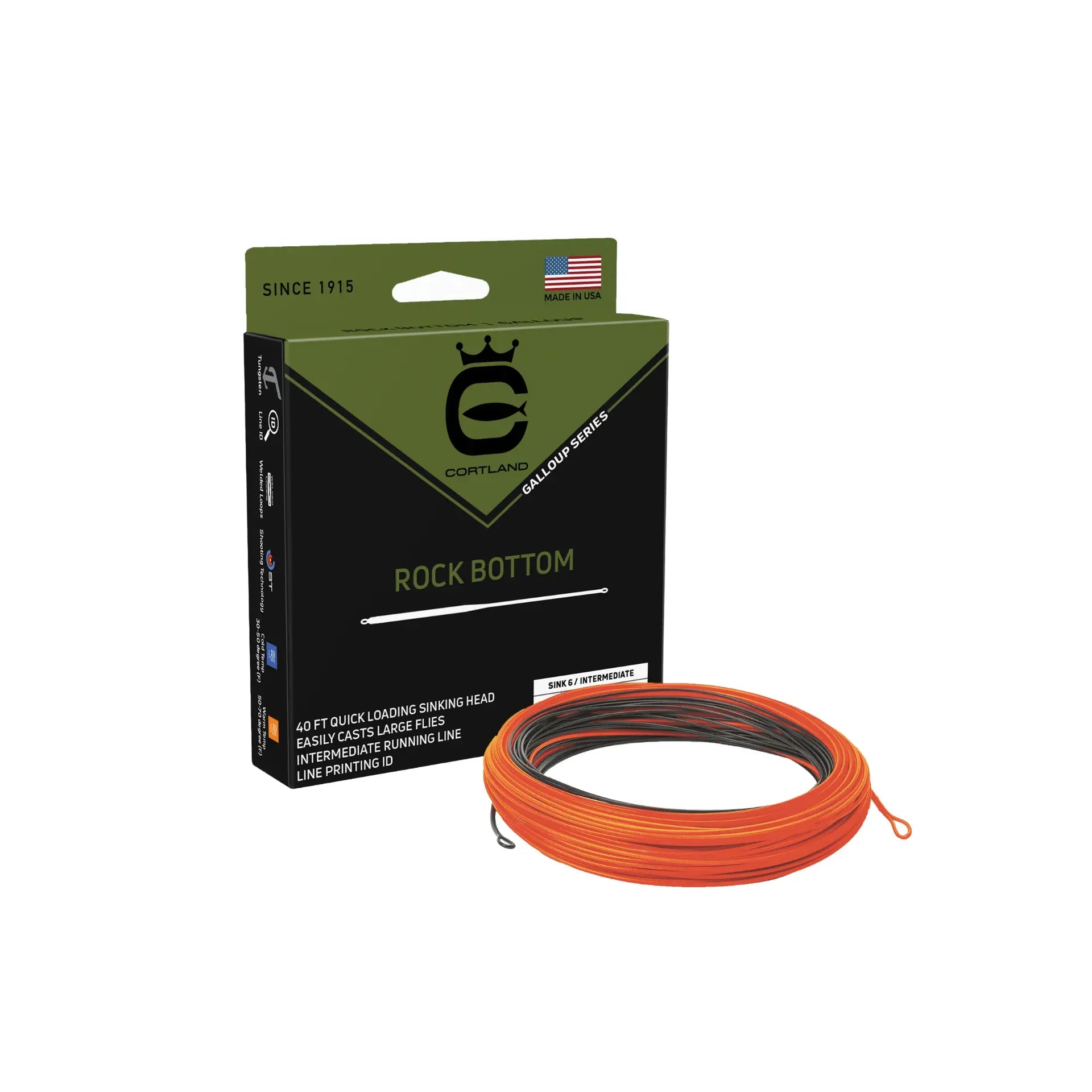 Cortland Kelly Galloup Rock Bottom Type 6 Fly Line