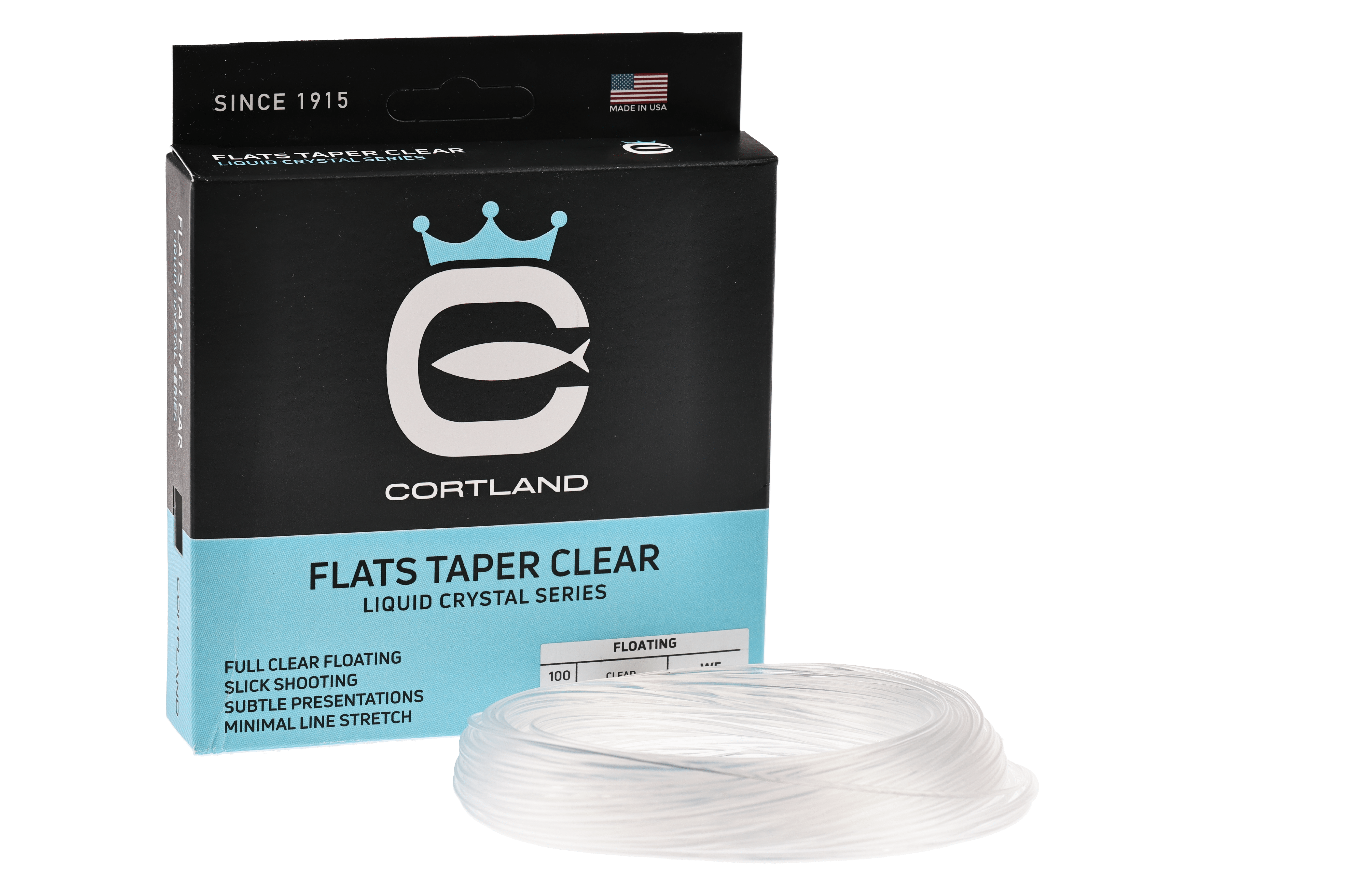Cortland Liquid Crystal Series Flats Taper Fly Line