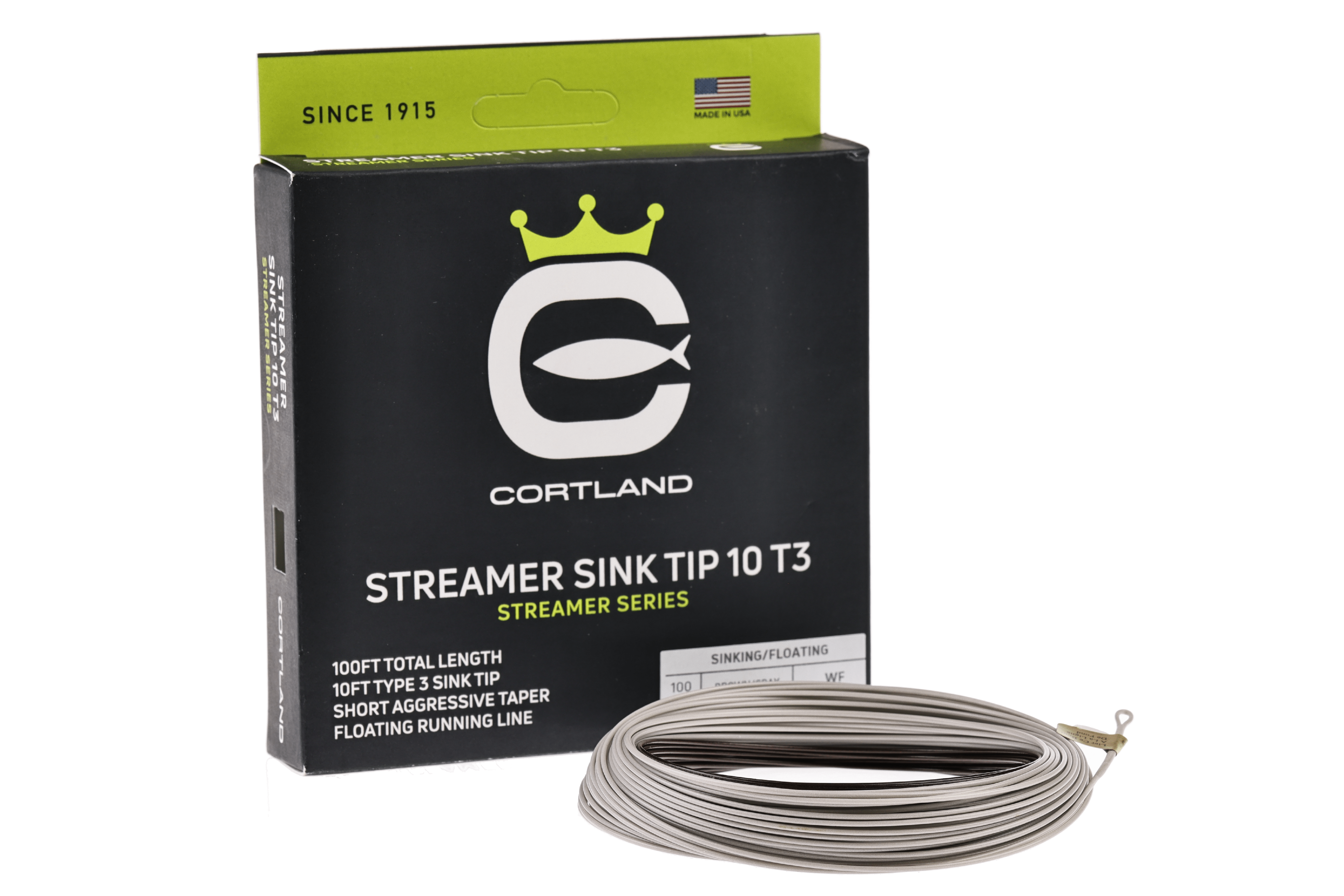 Cortland Streamer Sink Tip 10 T3 Fly Line