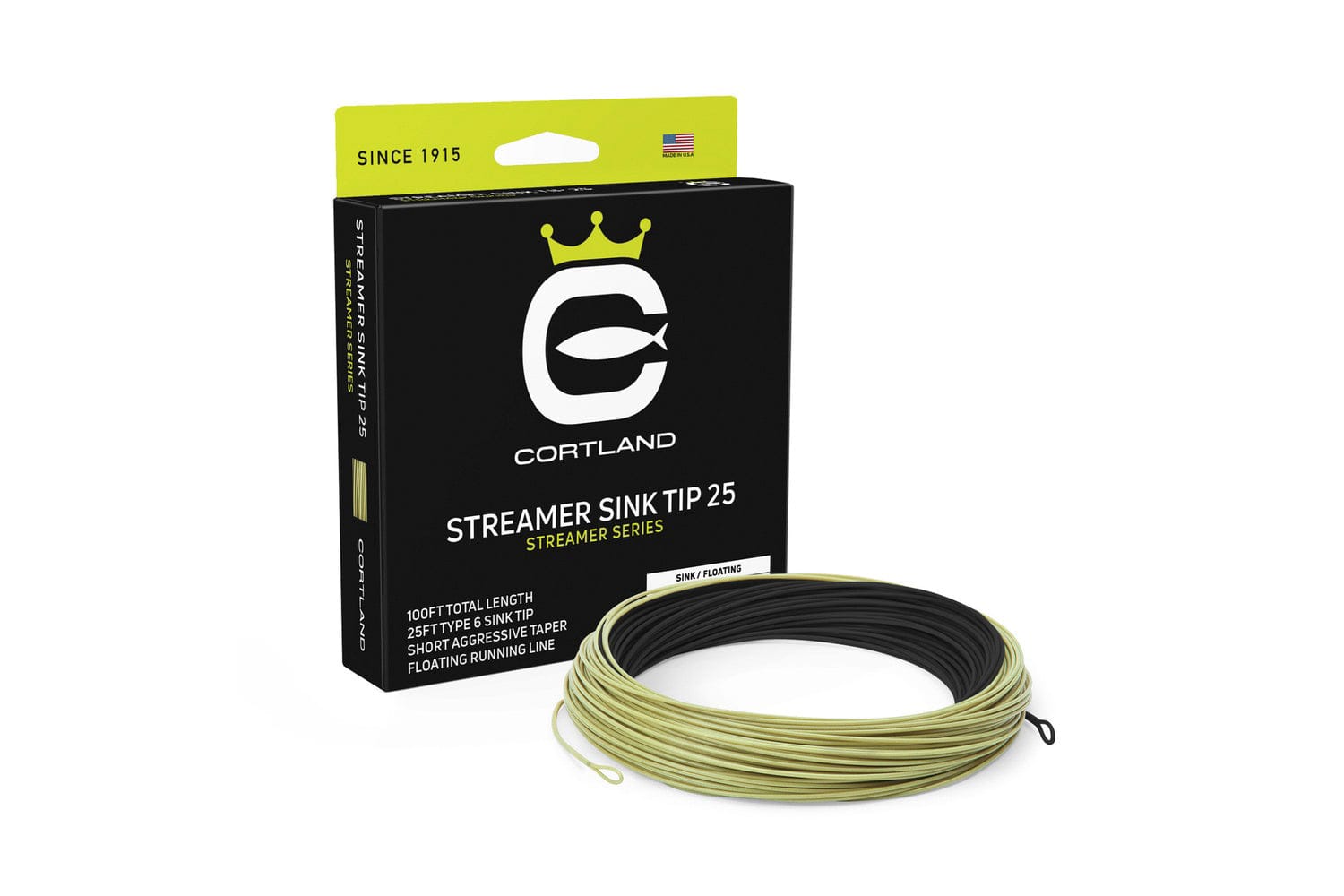 Cortland Streamer Sink Tip 25 Fly Line