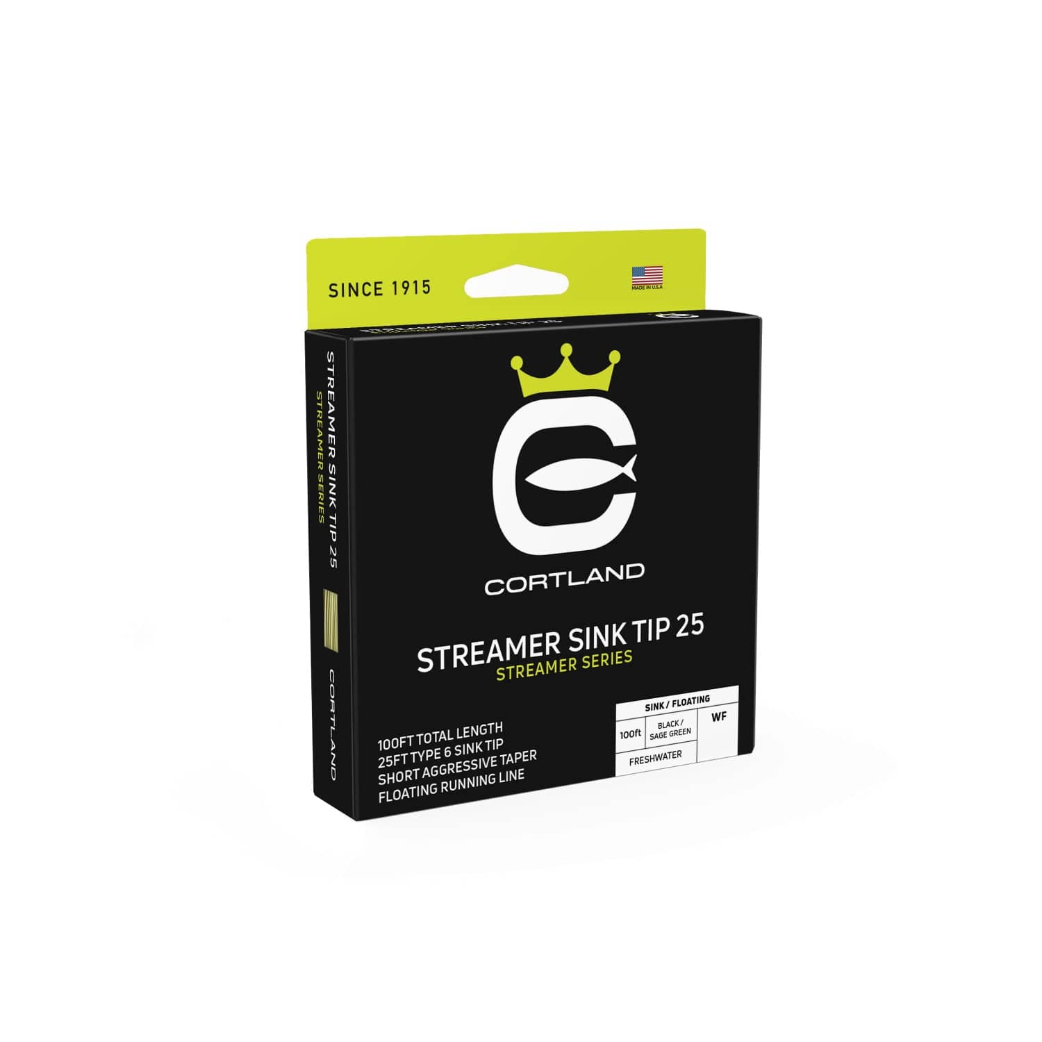 Cortland Streamer Sink Tip 25 Fly Line