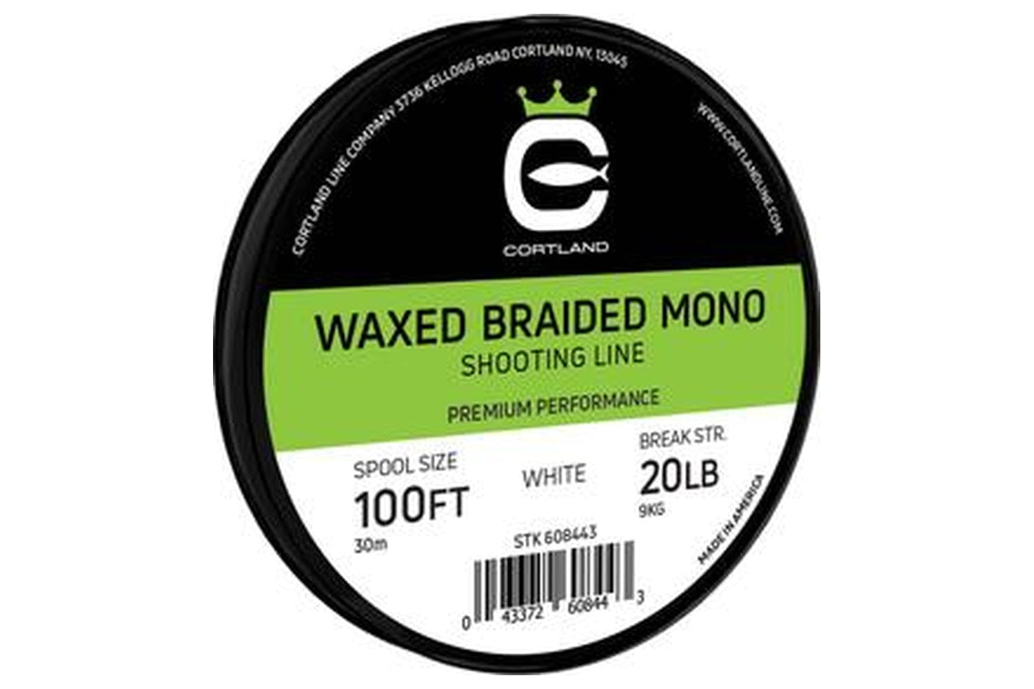Cortland Waxed Braided Mono Shooting Line
