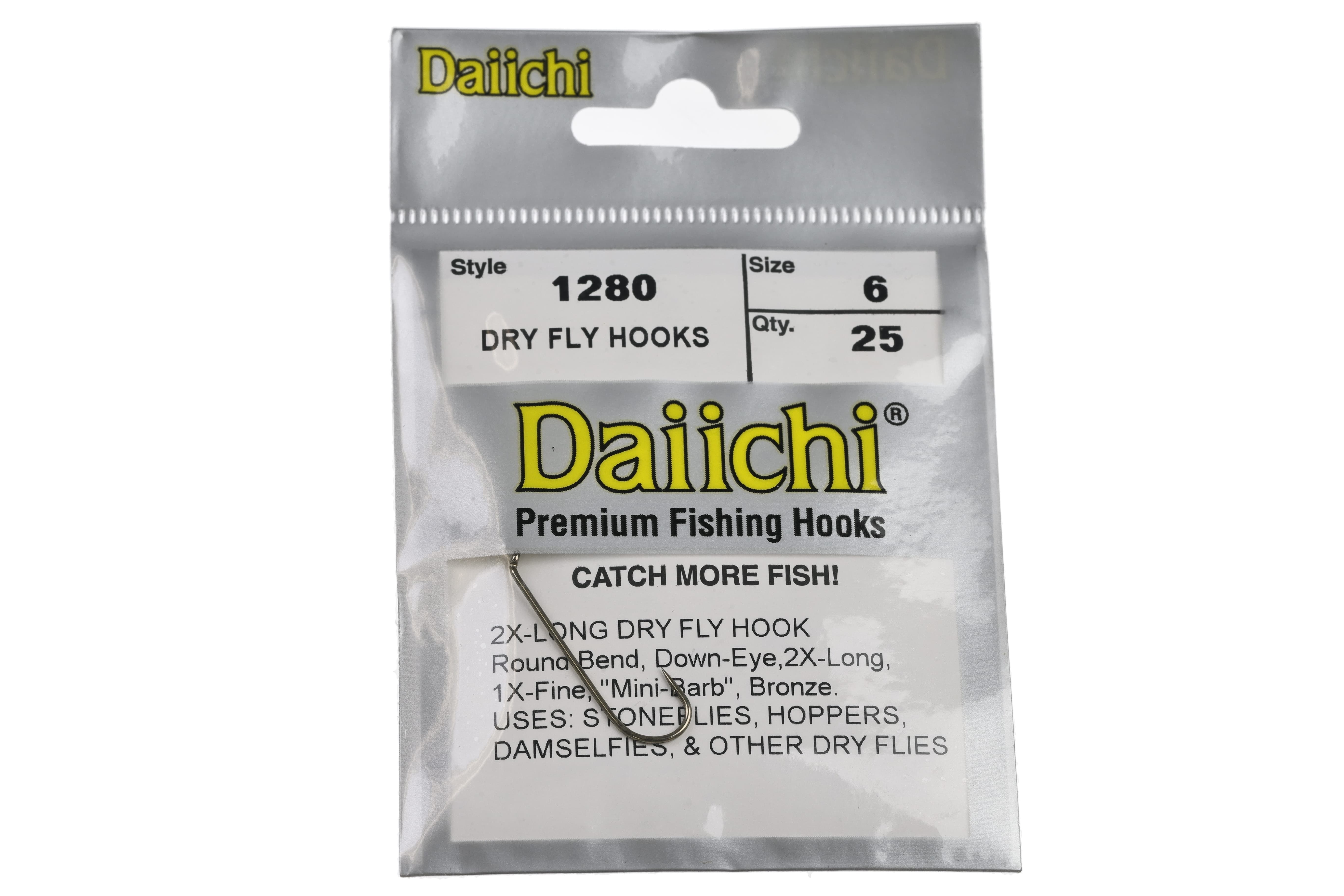 Daiichi 1280 2X-Long Dry Fly Hooks