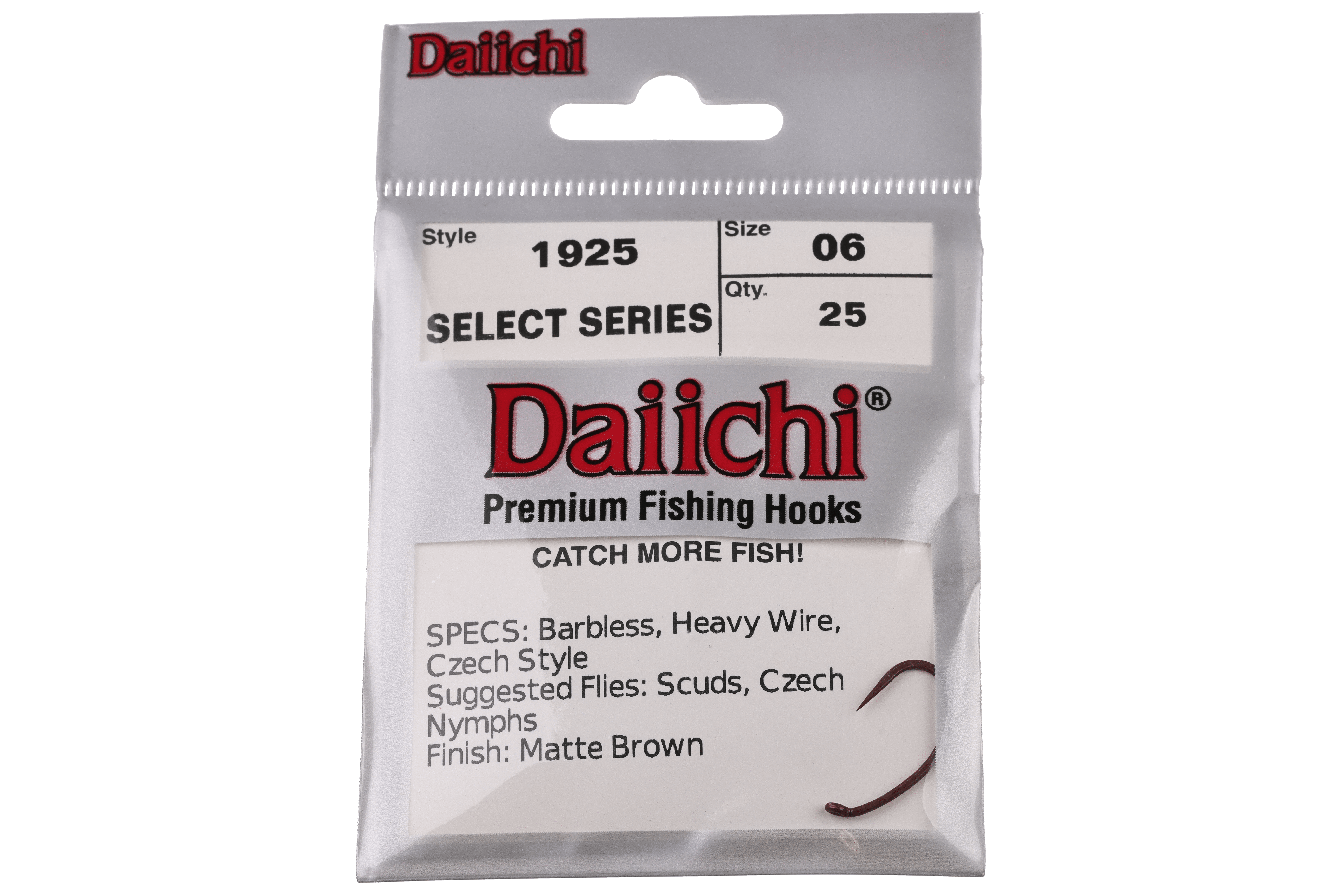 Daiichi 1925 Matte Brown Hooks