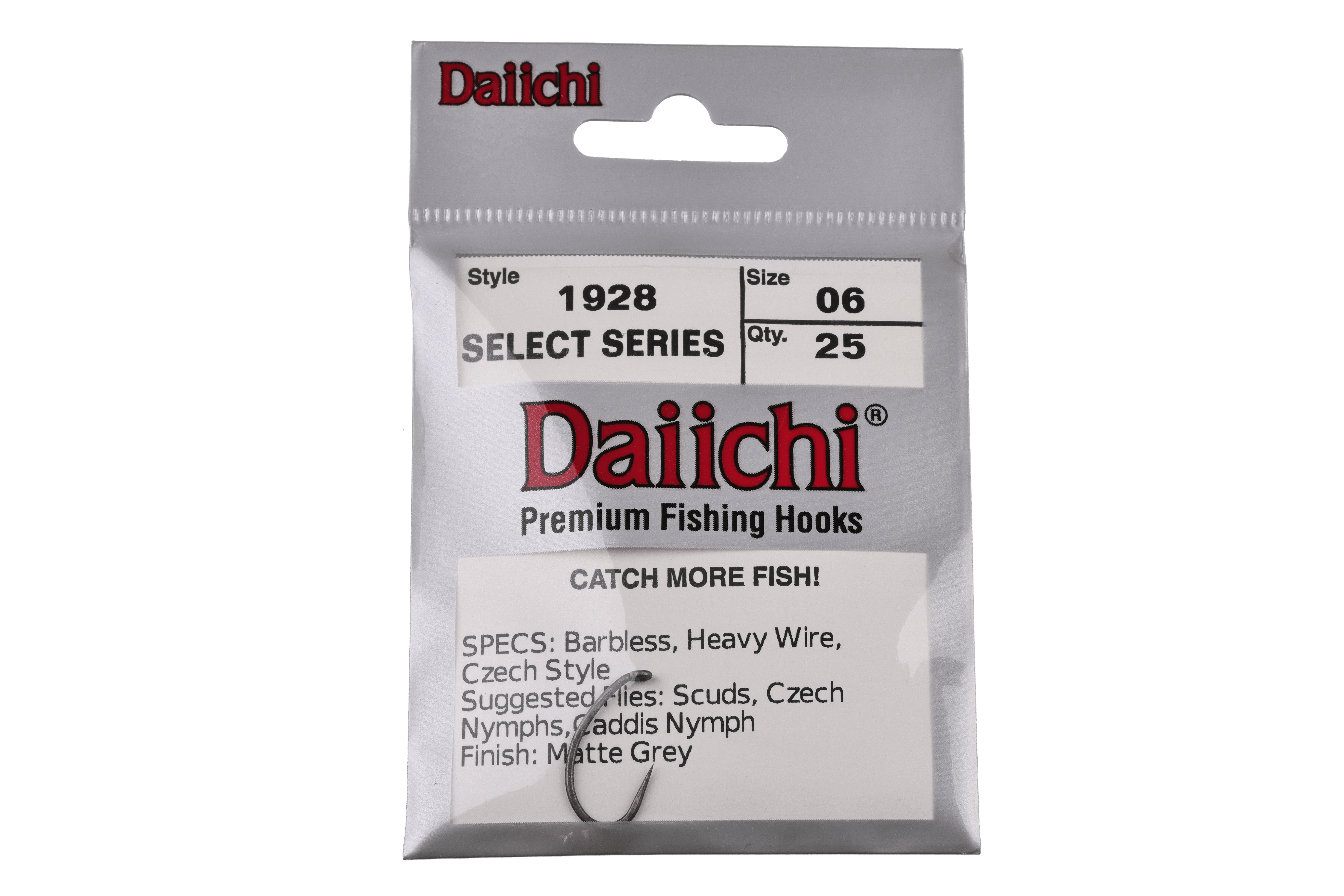 Daiichi 1928 Matte Gray Hooks