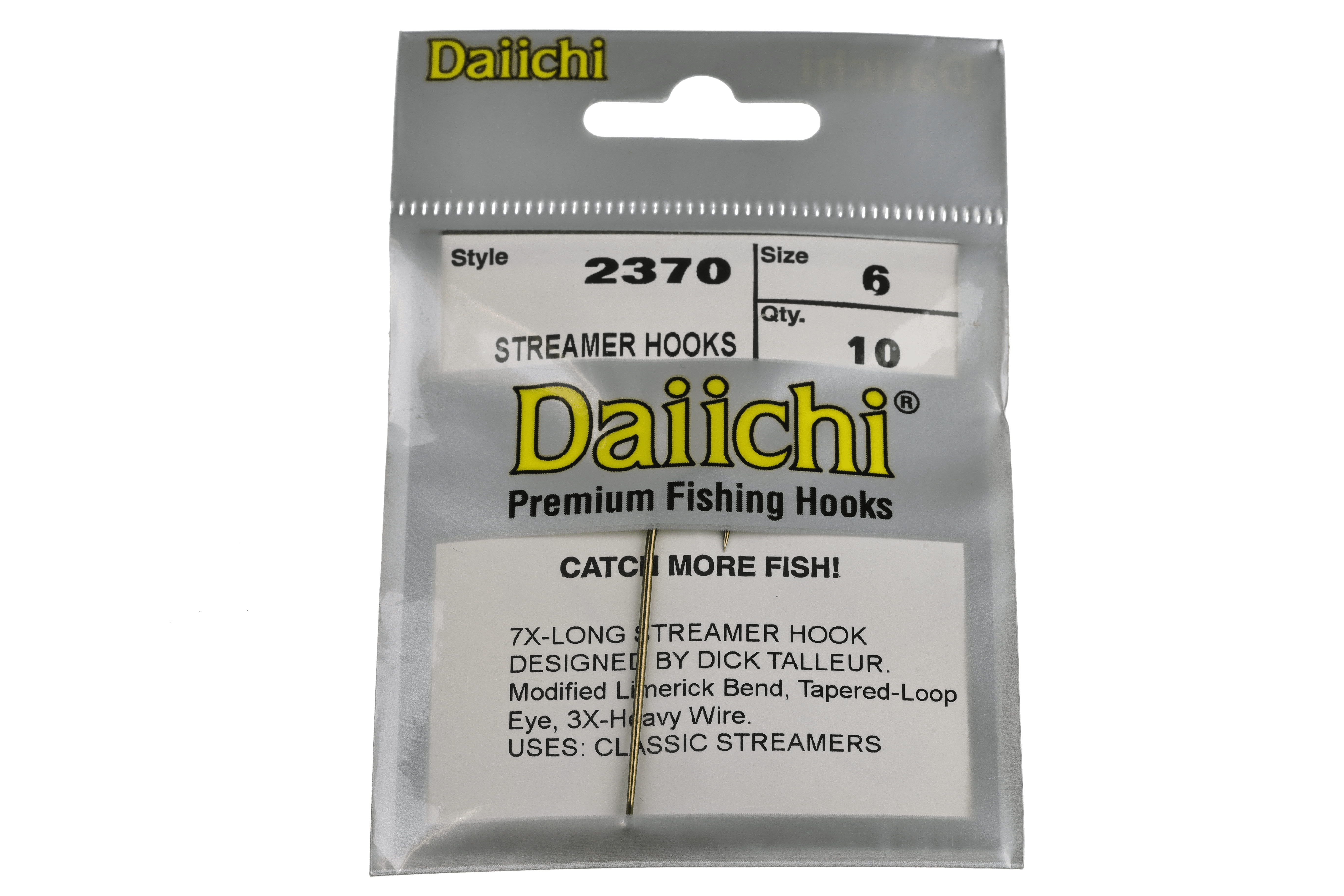 Daiichi 2370 7X-Long Streamer Hooks