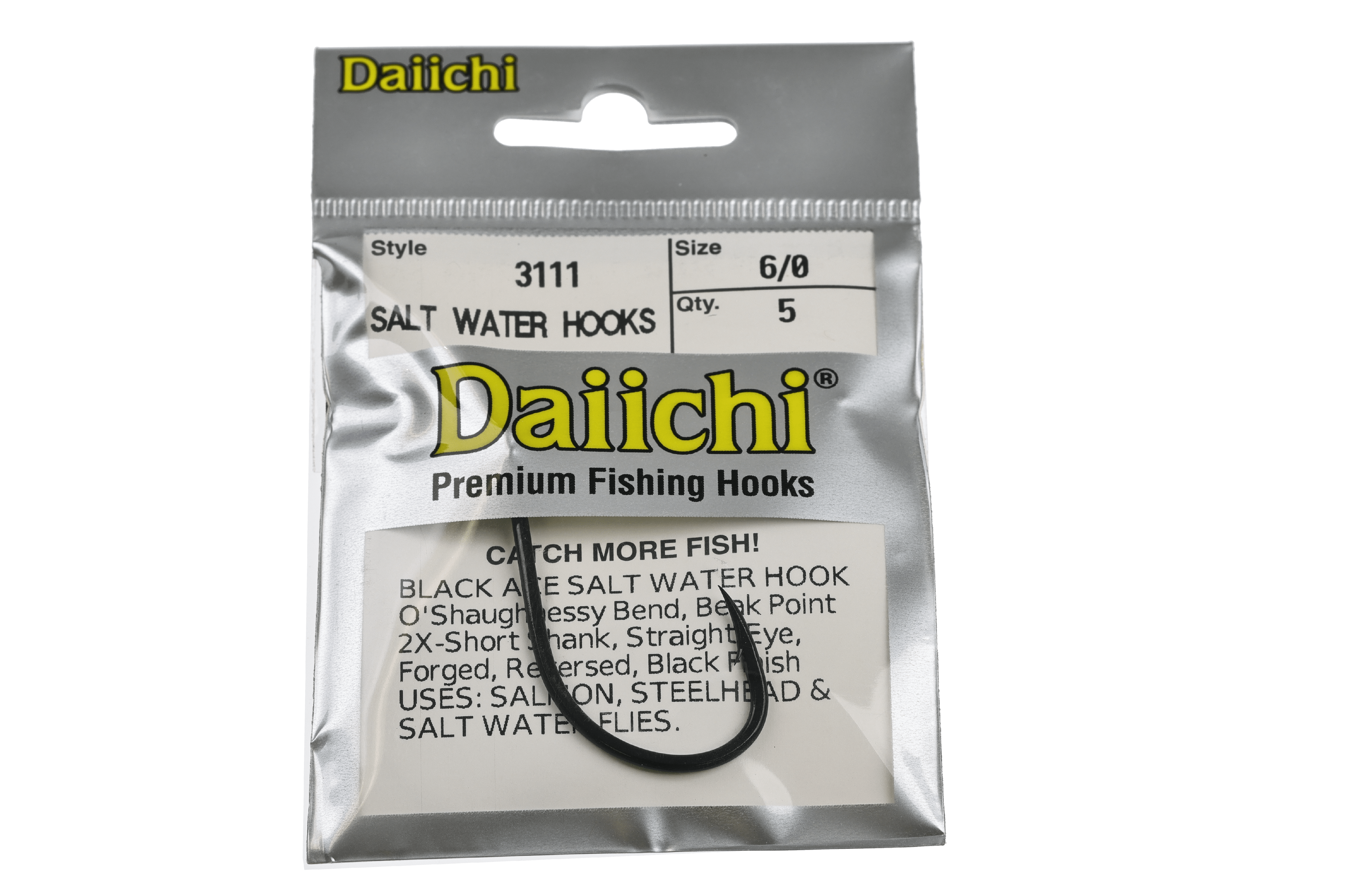 Daiichi 3111 Short Shank Saltwater Hooks