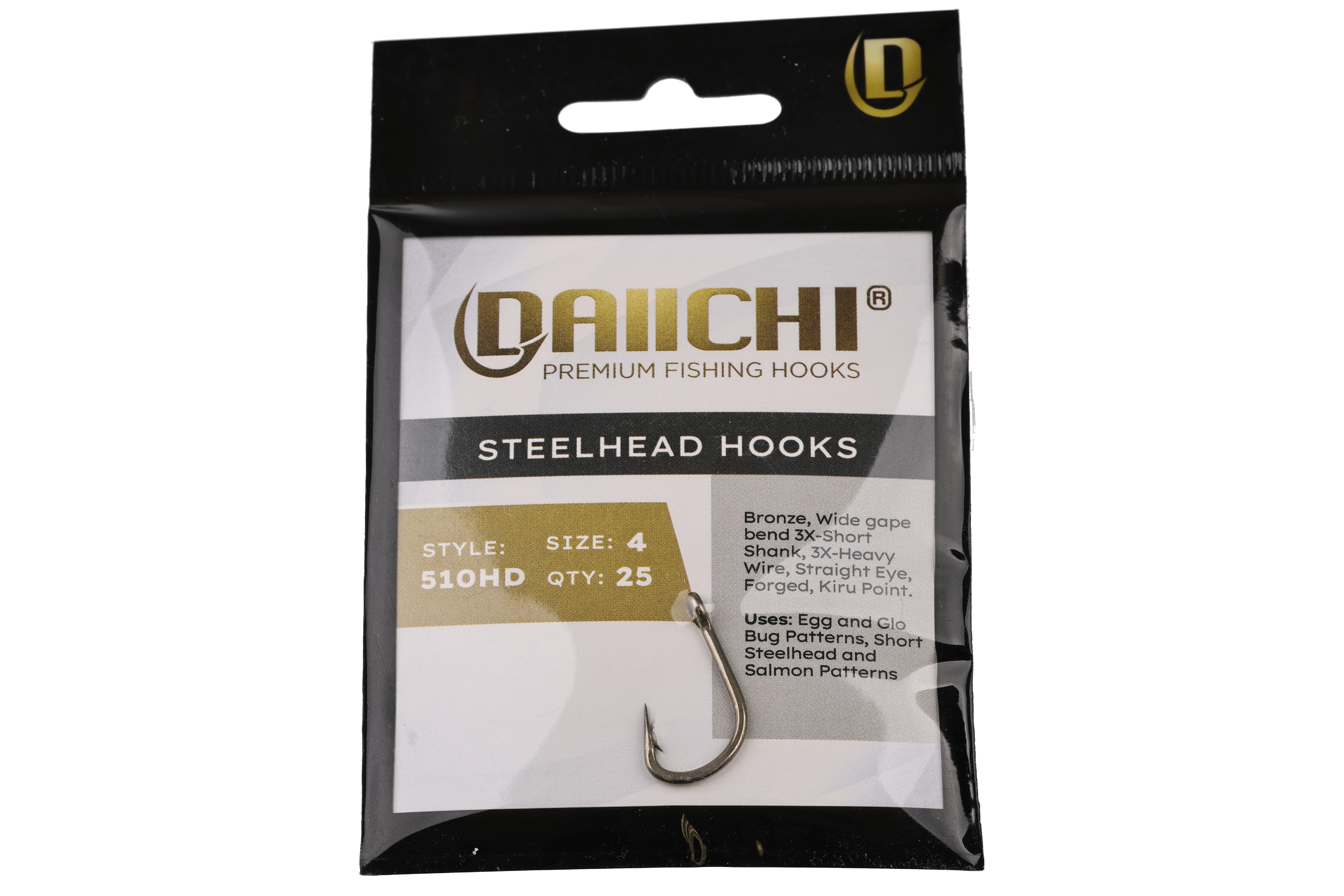 Daiichi 510HD Bronze Steelhead Hooks