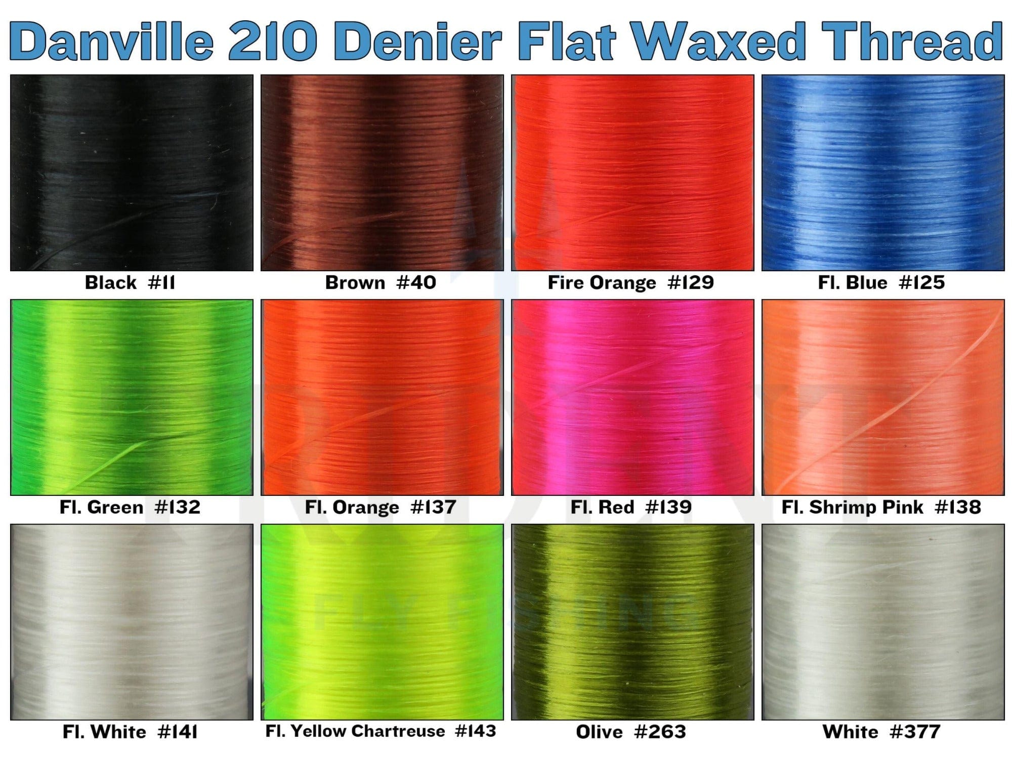 Danville 210 Denier Flat Waxed Thread