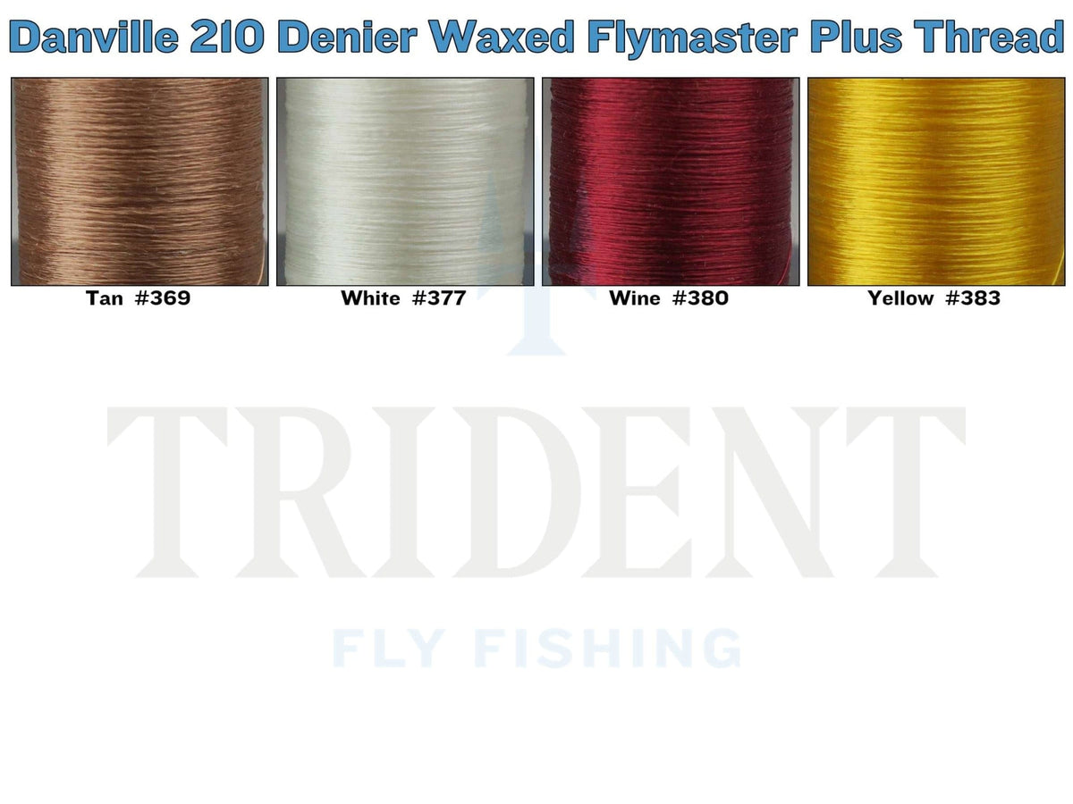 Denier Thread Chart Danville 210 Denier Waxed Flymaster Plus Thread | Trident Fly Fishing