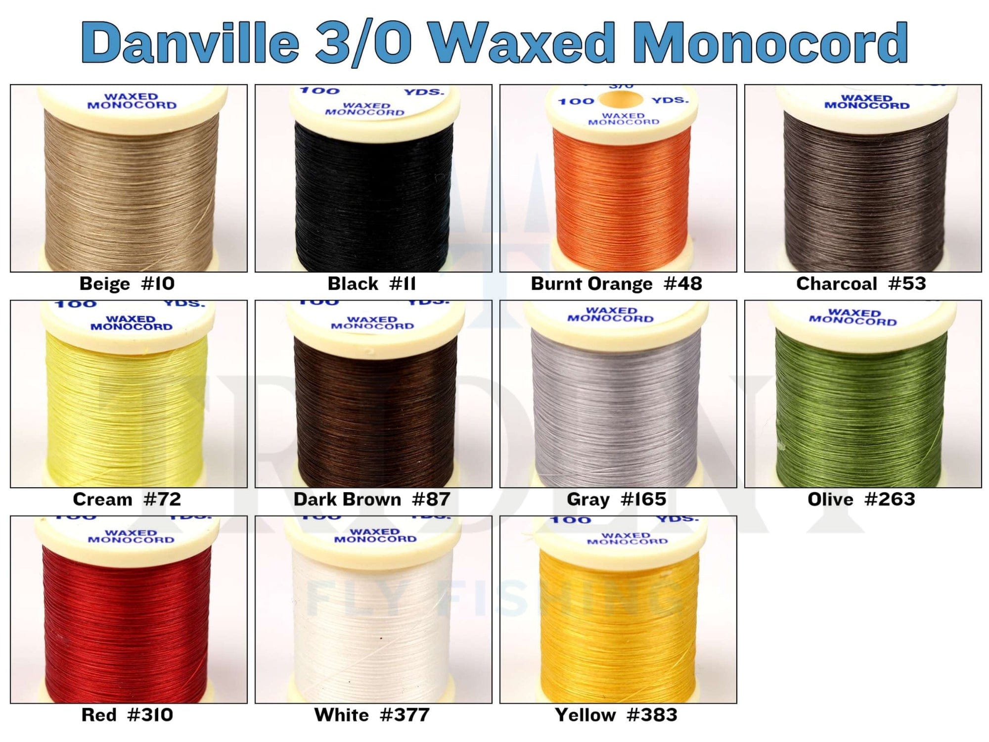 Danville 3/0 Waxed Monocord