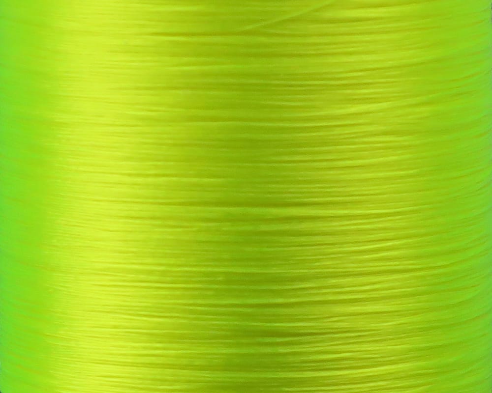 Fluorescent chartreuse Danville Flymaster 6/0 (70 denier) smooth shiny nylon fly tying thread spool
