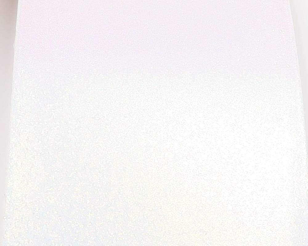 Pearl white iridescent synthetic crystal skin sheet with subtle holographic sparkle for fly tying