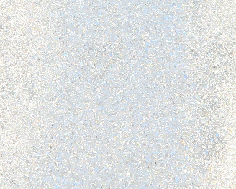 Pearlescent white iridescent Crystal Skin sheet with fine holographic glitter flakes for fly tying