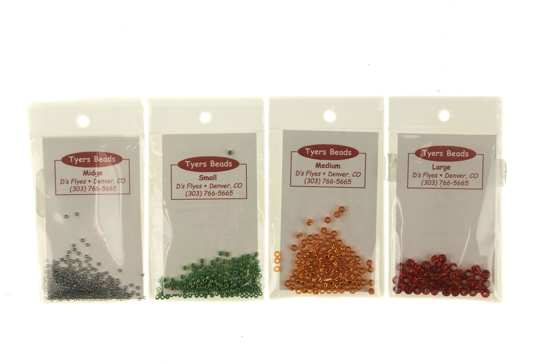 D's Flyes Tyers Glass Beads