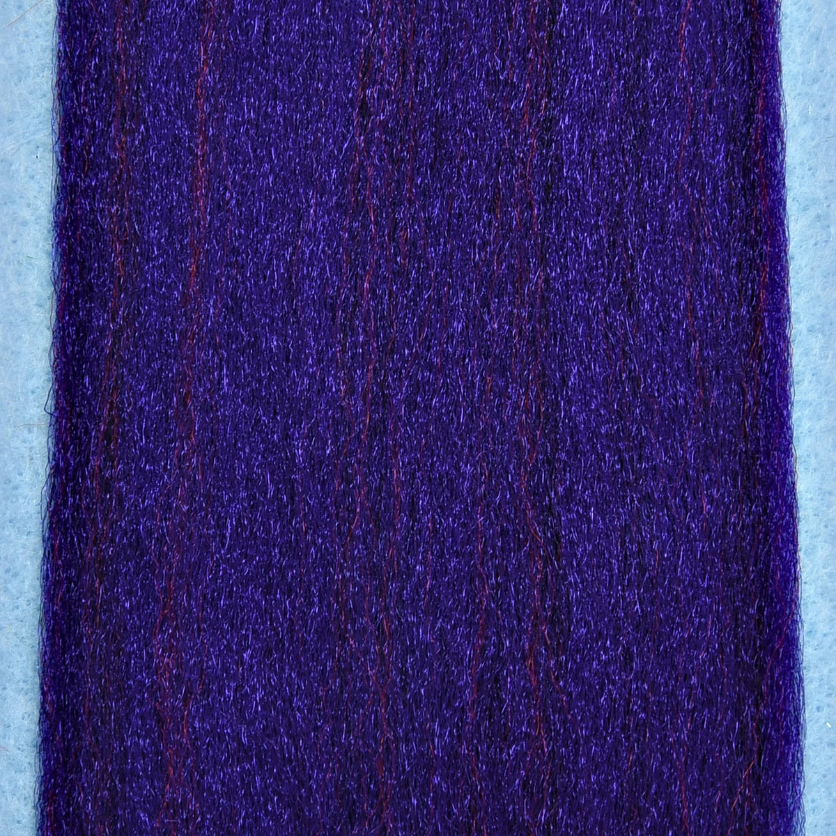 Deep purple Enrico Puglisi 3D fibers with fine red iridescent strands, synthetic textured fly tying material