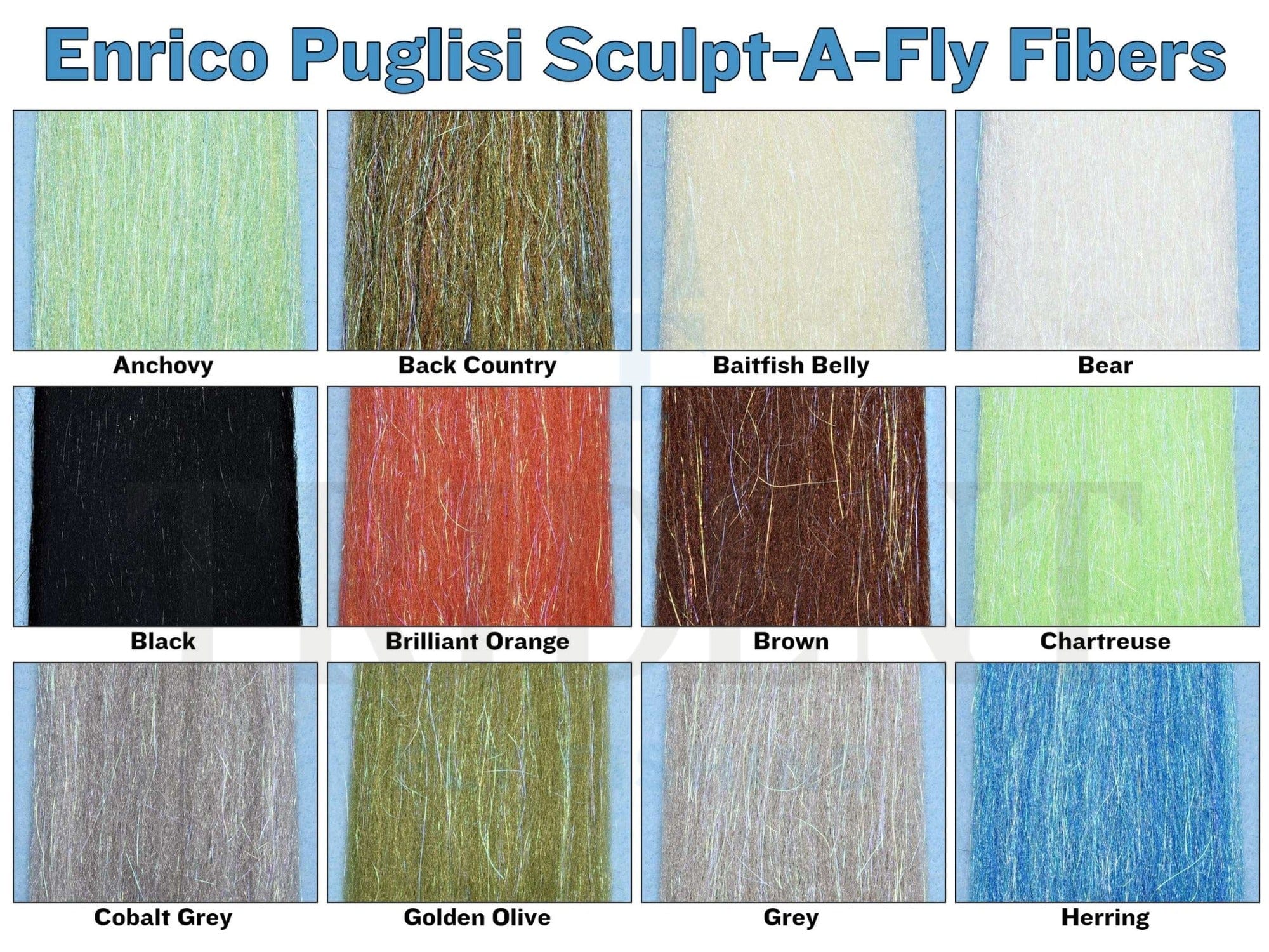 Enrico Puglisi Sculpt-A-Fly Fibers Trident Fly Fishing