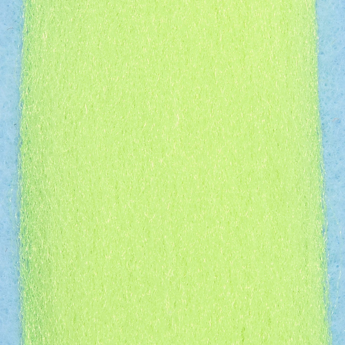 Enrico Puglisi Silky Fibers close-up: chartreuse synthetic fly-tying fibers with silky shimmer and soft texture