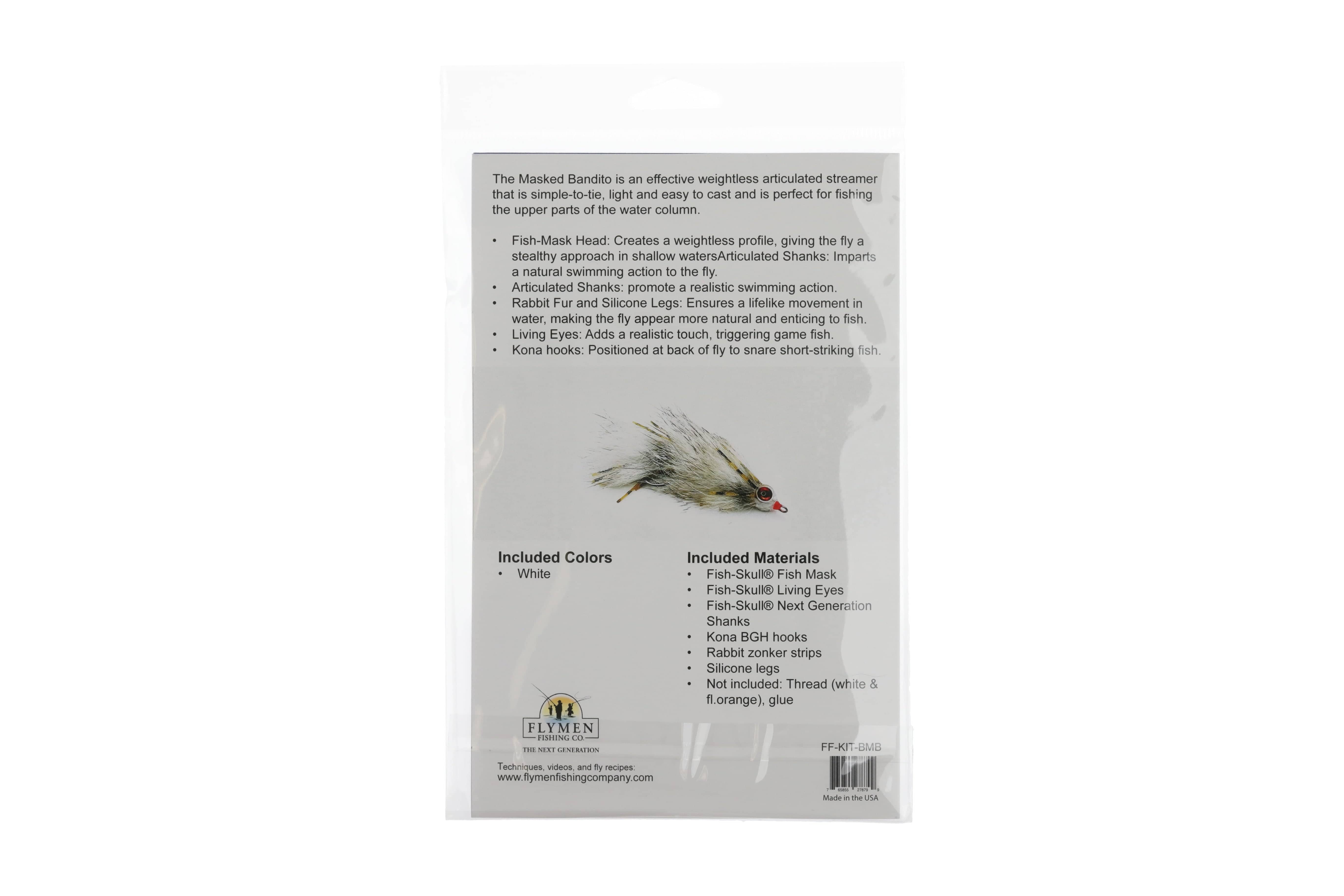 Fish-Skull Masked Bandito Fly Tying Kit