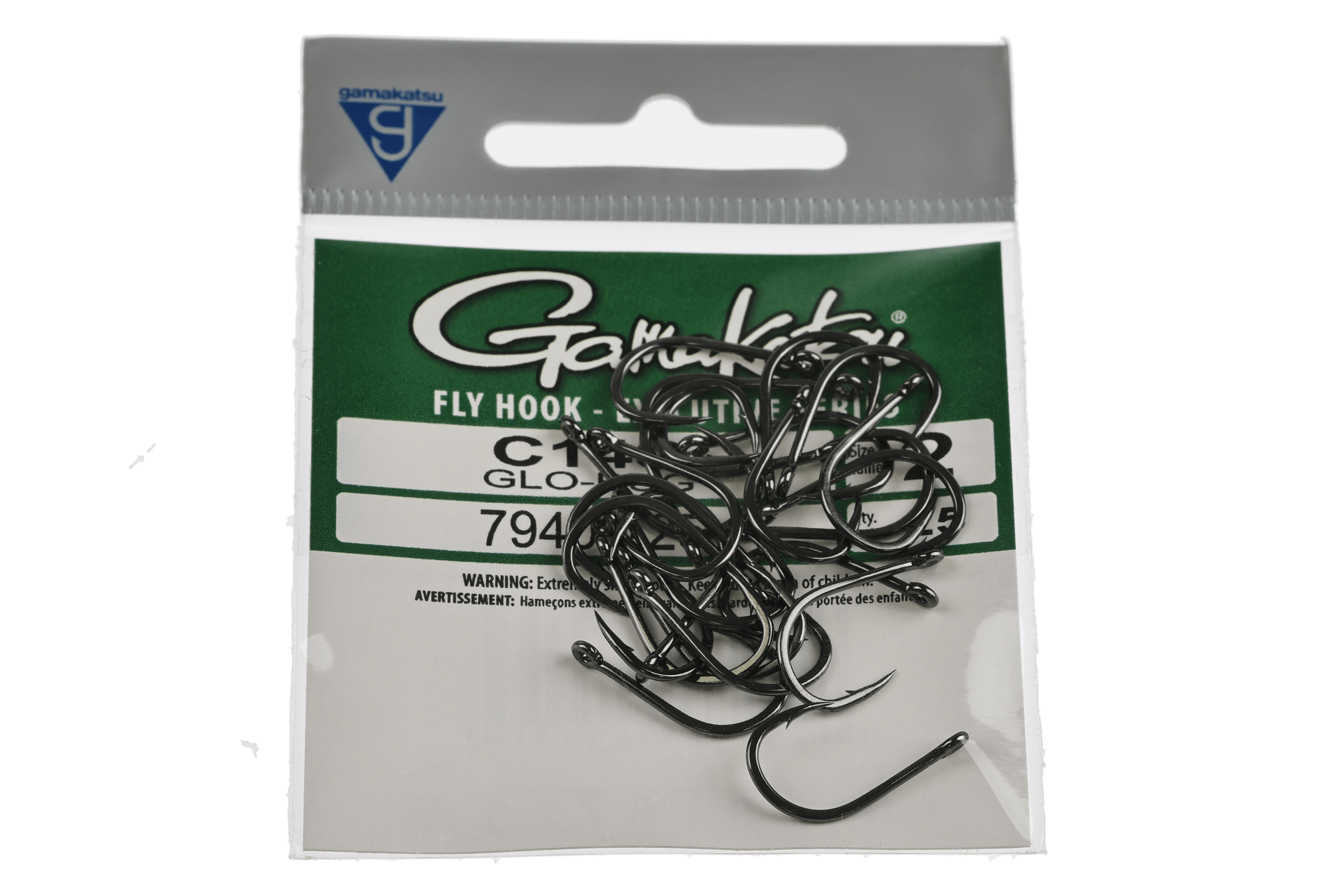 Gamakatsu C14S Glo-Bug Hooks