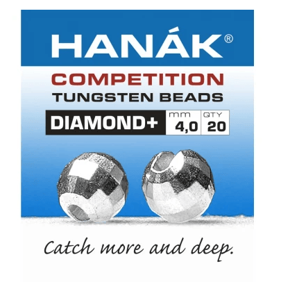 Hanak Competition Diamond+ Slotted Tungsten Beads