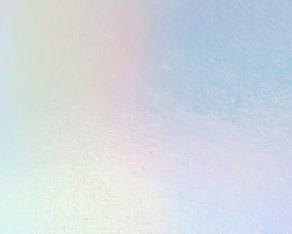 Iridescent pale pearlescent Loco Foam sheet with subtle cracked texture, lightweight fly tying foam by Hareline