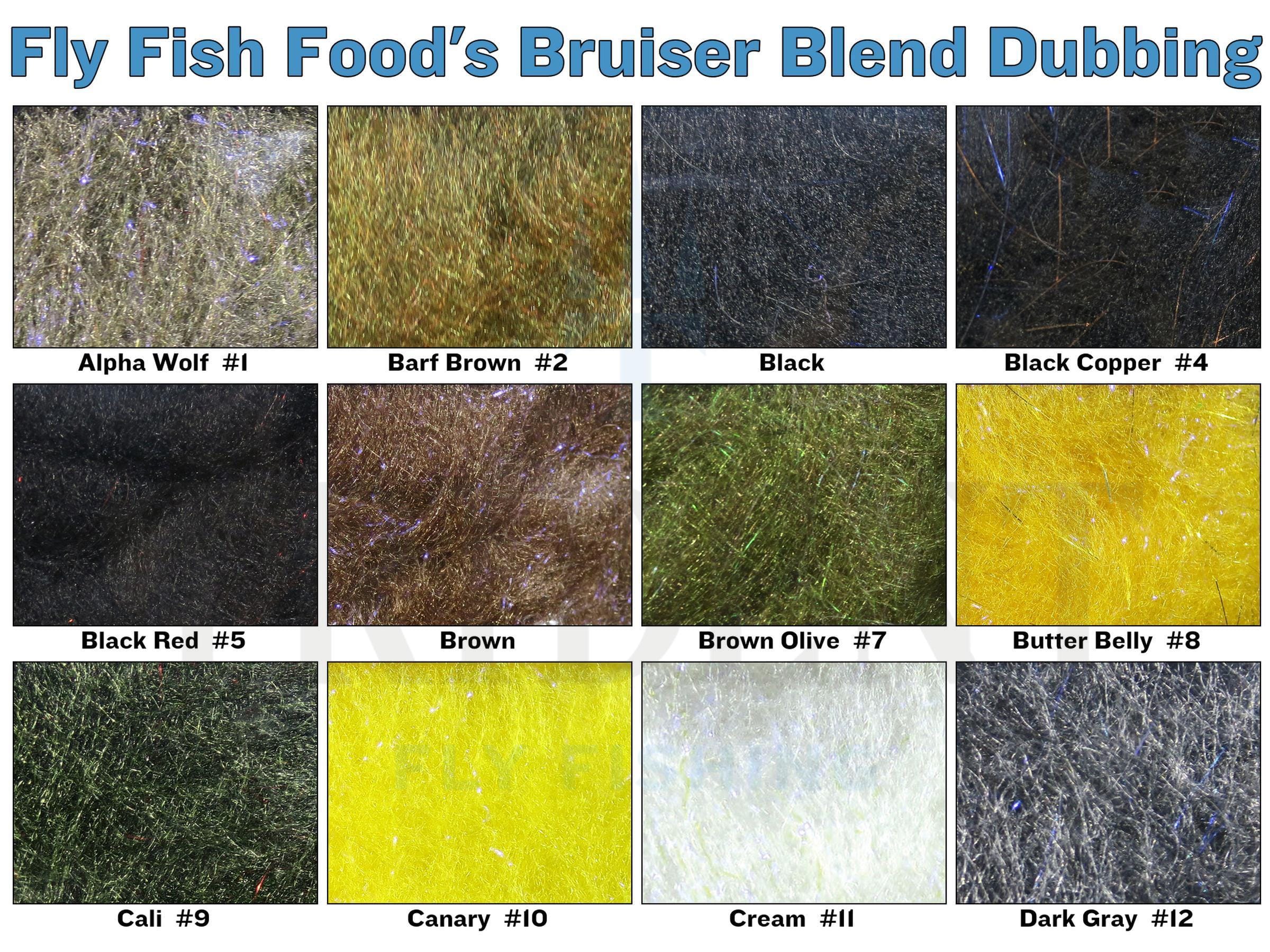 Fly Fish Food's Bruiser Blend Dubbing