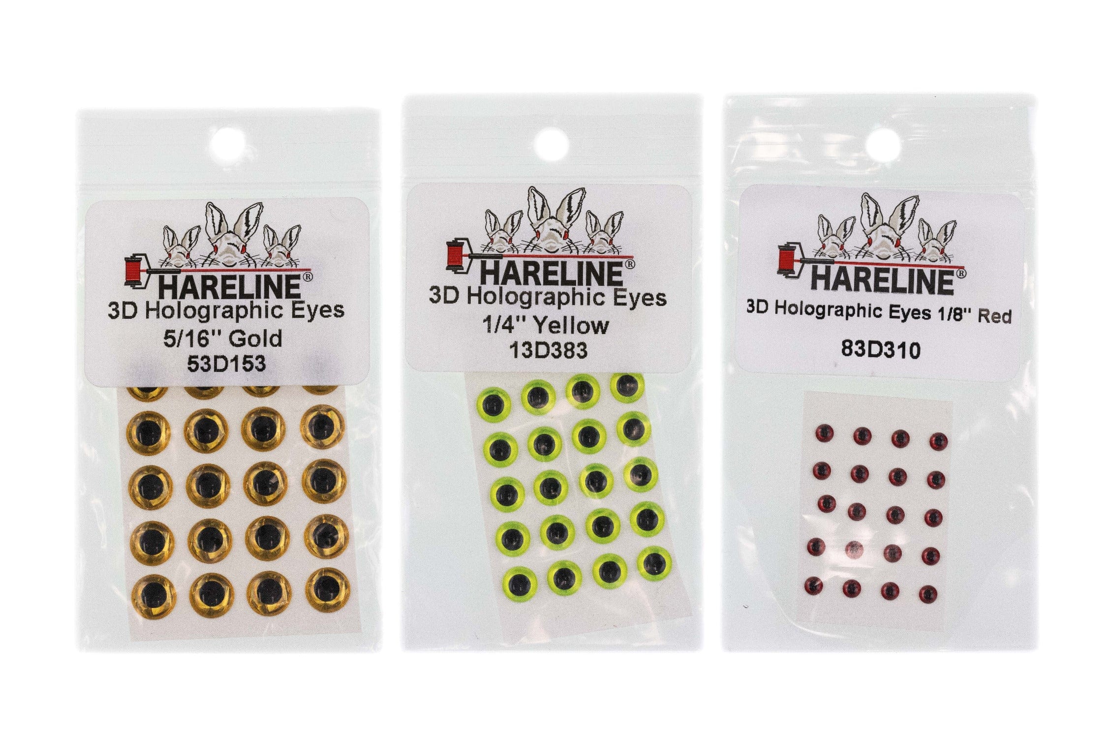 Hareline 3D Adhesive Holographic Eyes