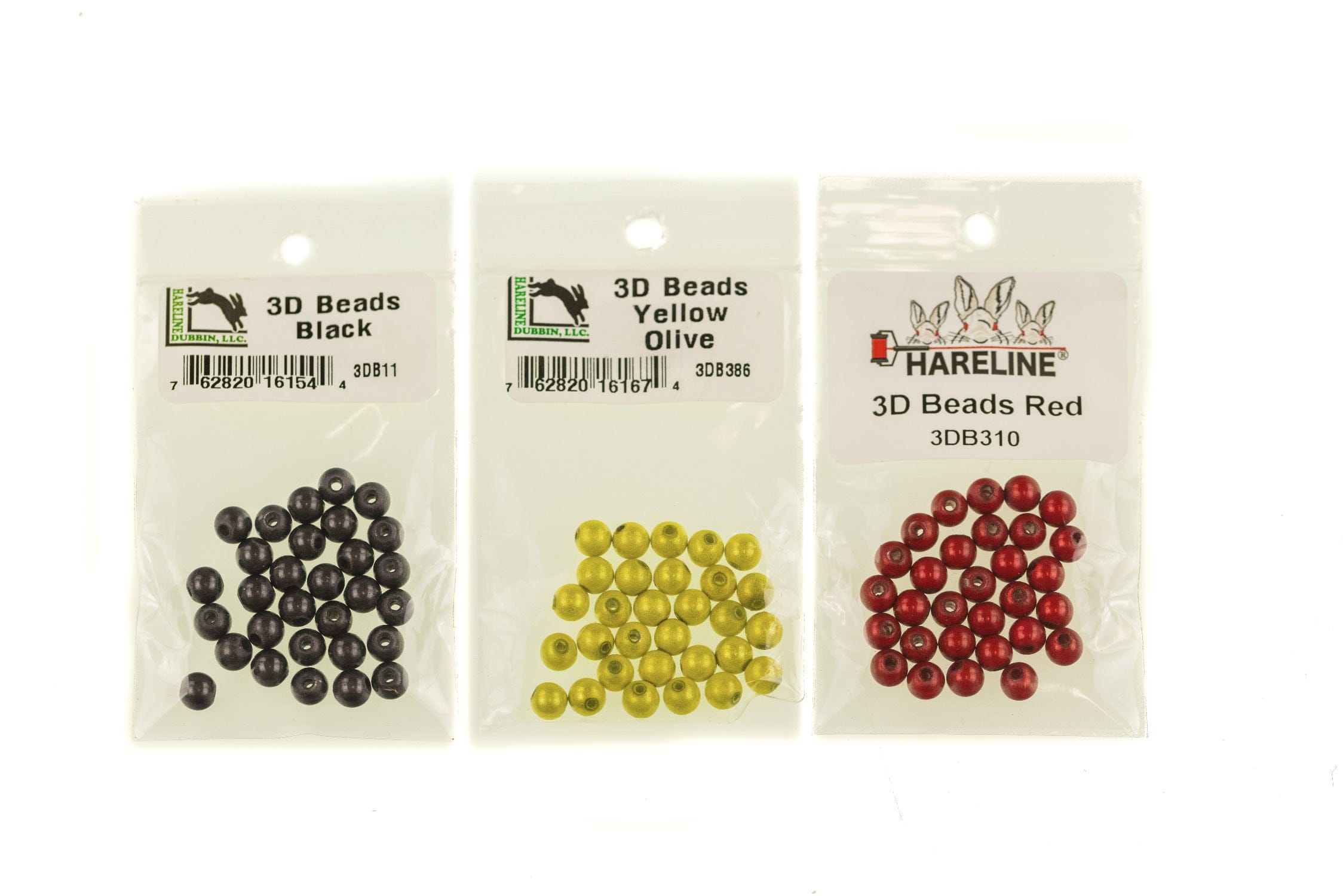Hareline 3D Beads