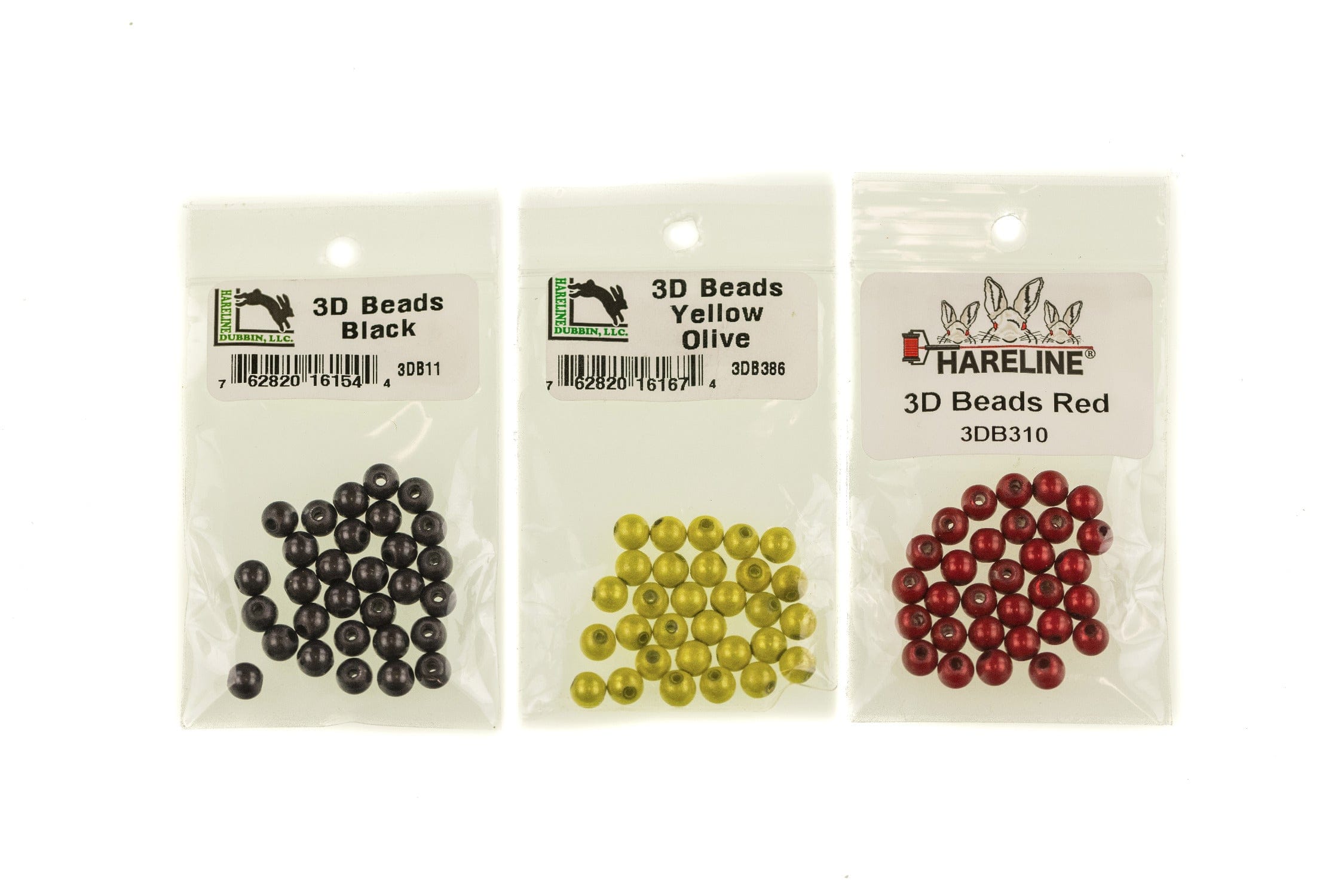 Hareline 3D Beads