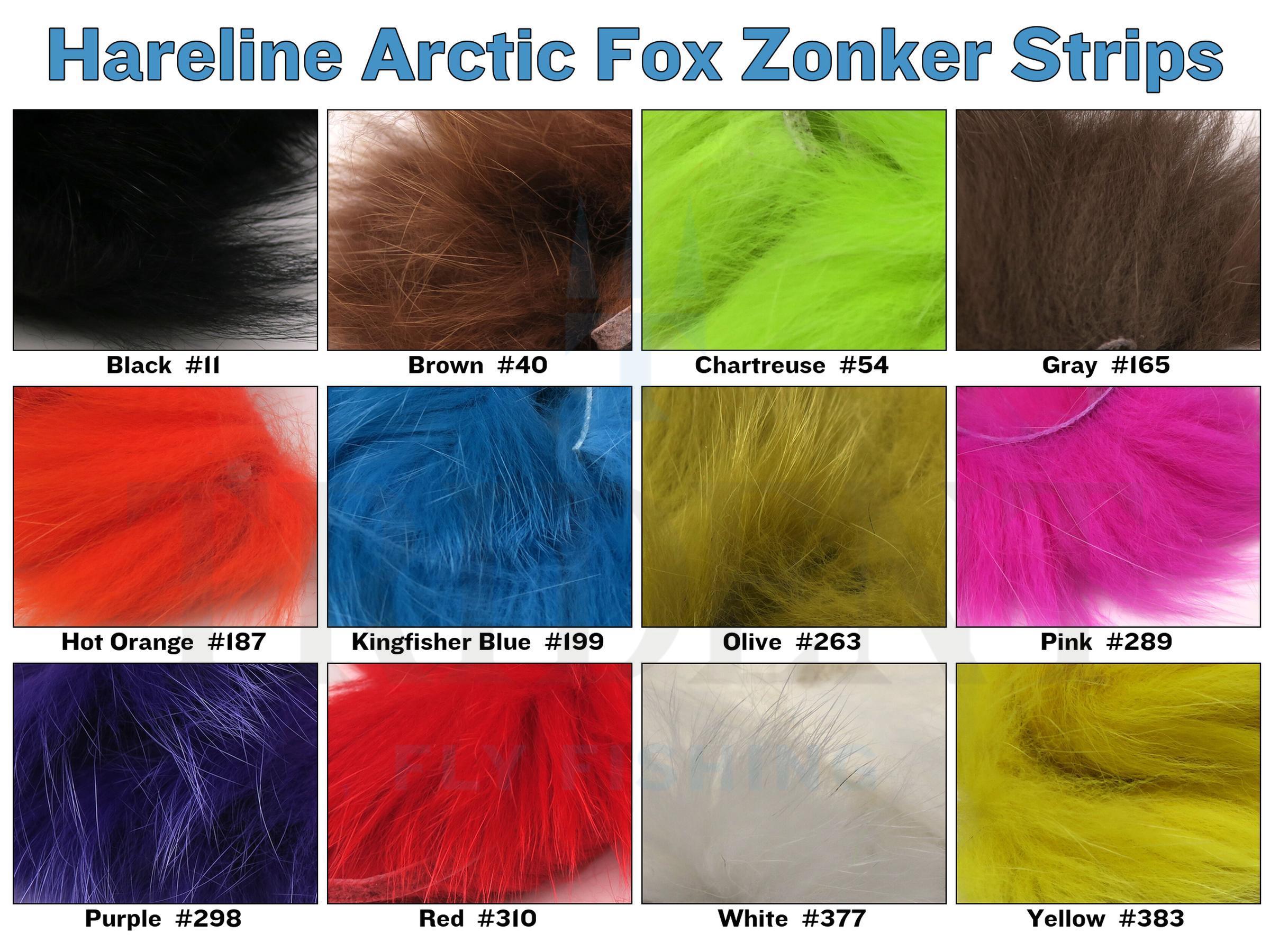 Hareline Arctic Fox Zonker Strips