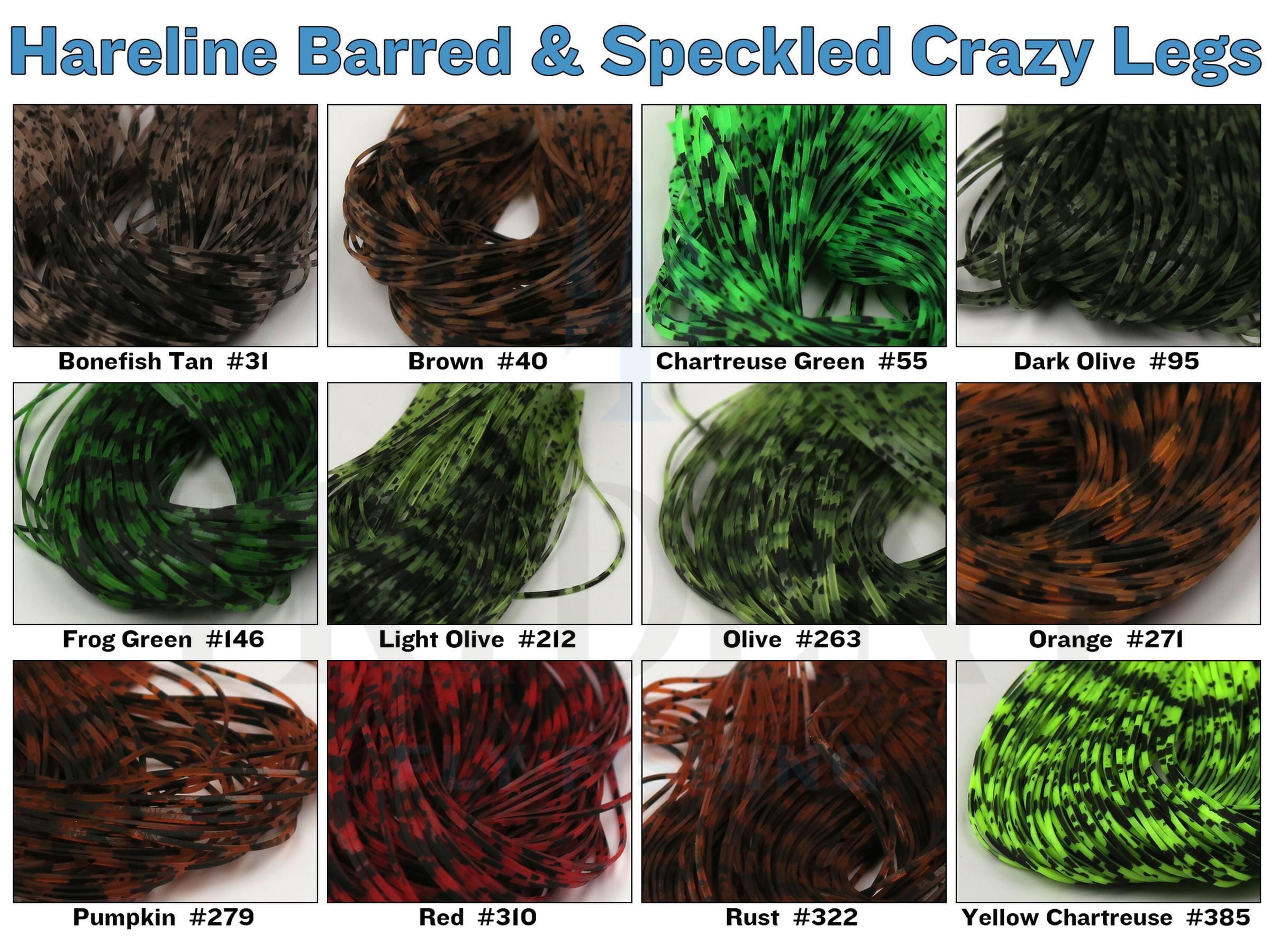 Hareline Barred & Speckled Crazy Legs