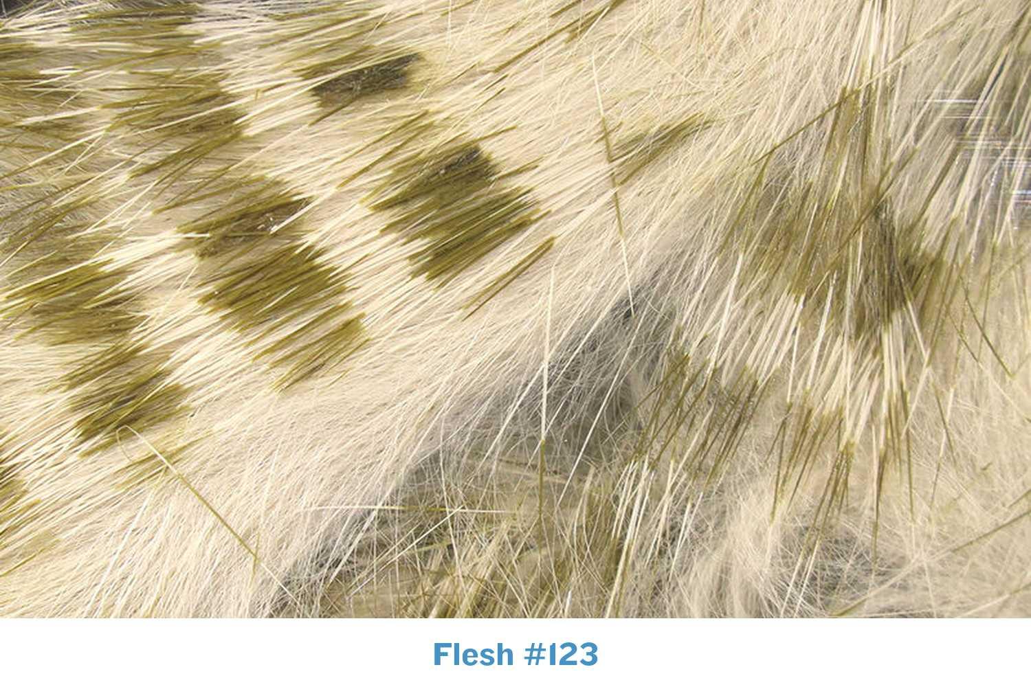 Hareline Black-Barred Magnum Rabbit Fur Strips
