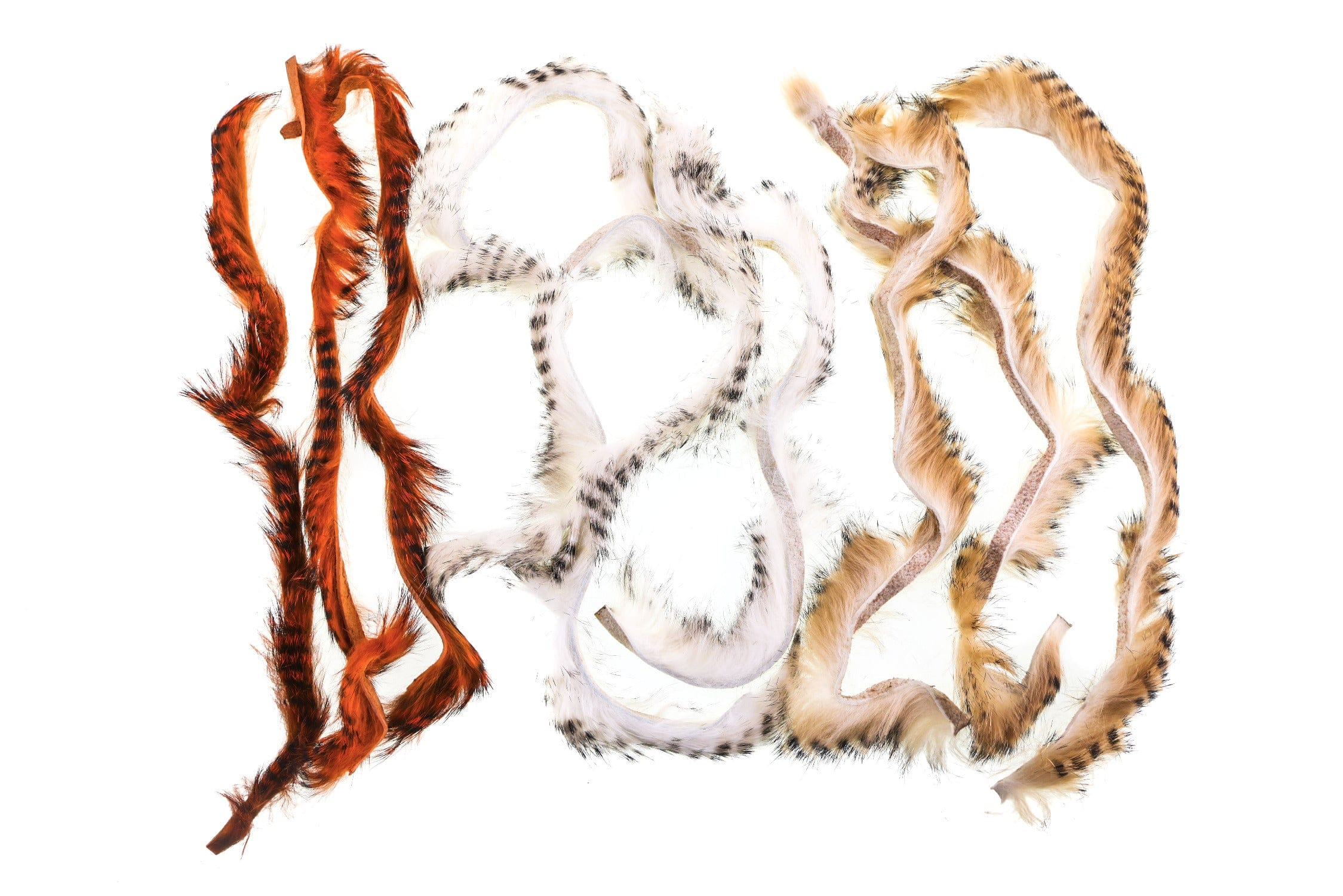 Hareline Black-Barred Magnum Rabbit Fur Strips