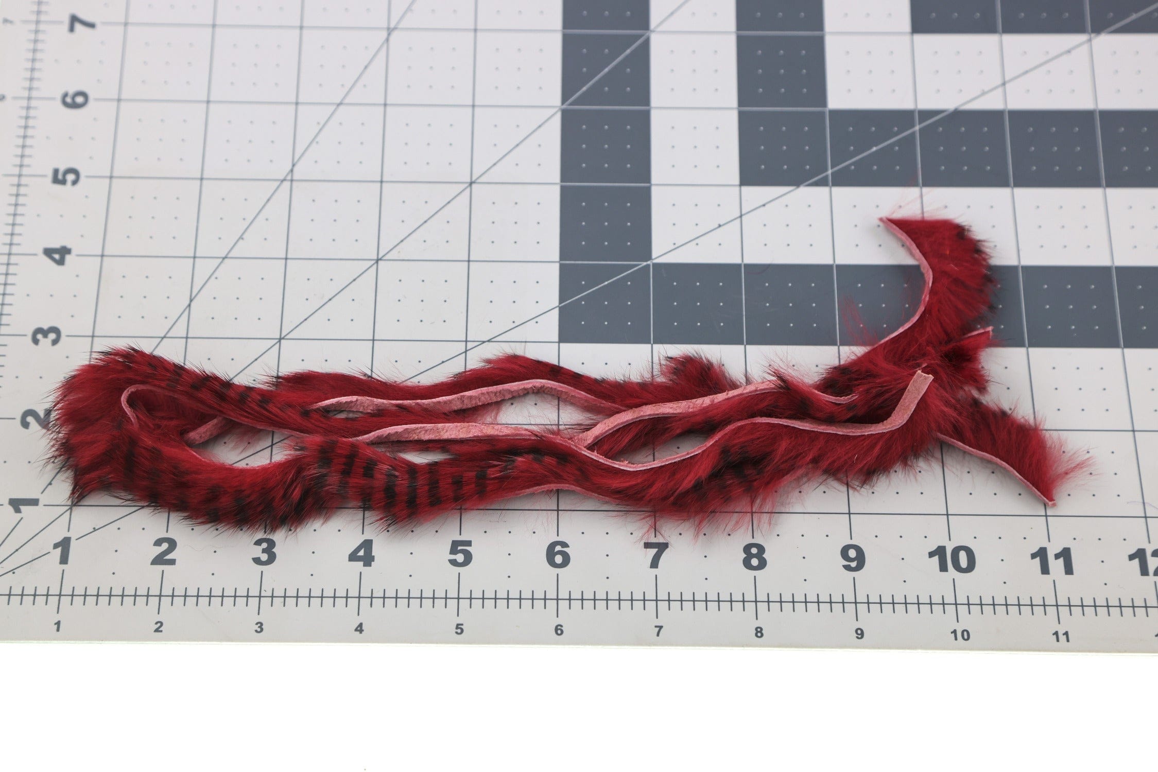 Hareline Black-Barred Rabbit Fur Strips