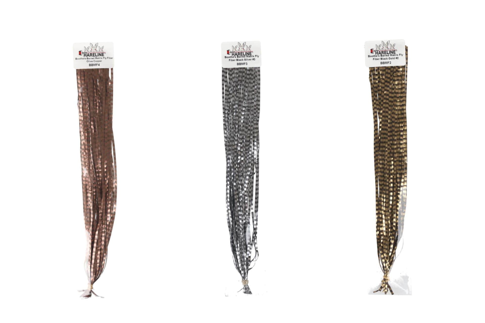 Hareline Boothe's Barred Matrix Fly Fiber