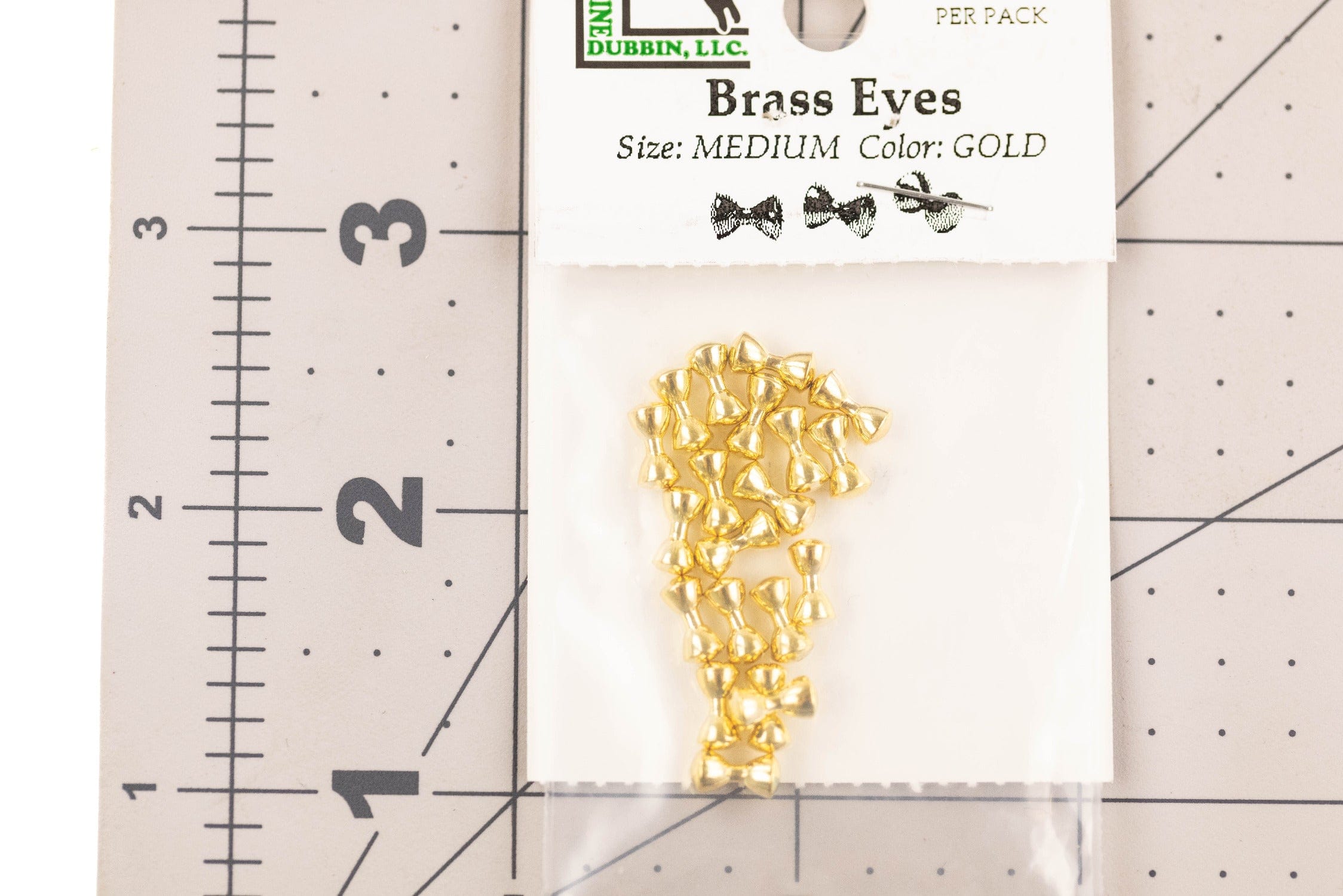 Hareline Brass Dumbbell Eyes