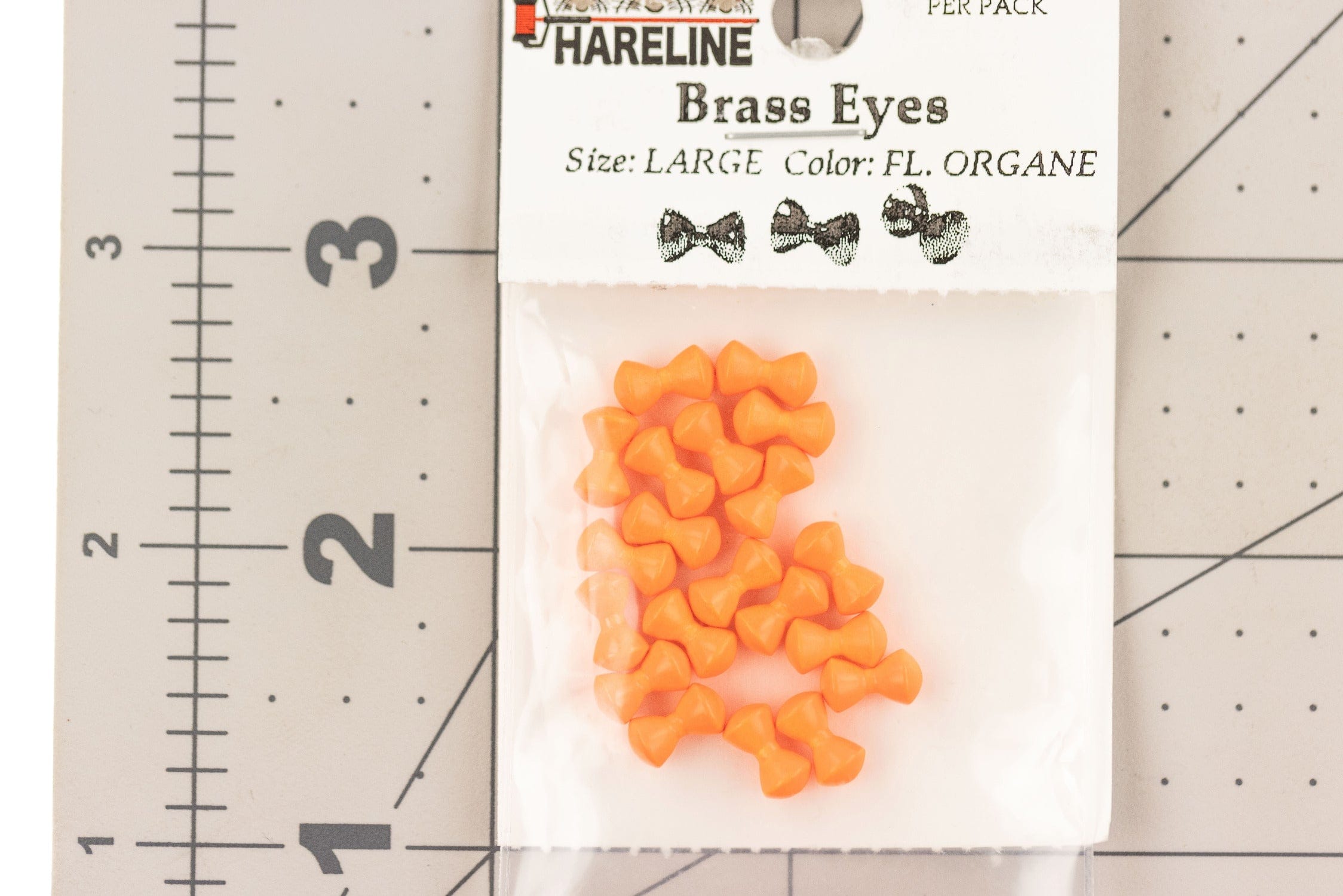 Hareline Brass Dumbbell Eyes